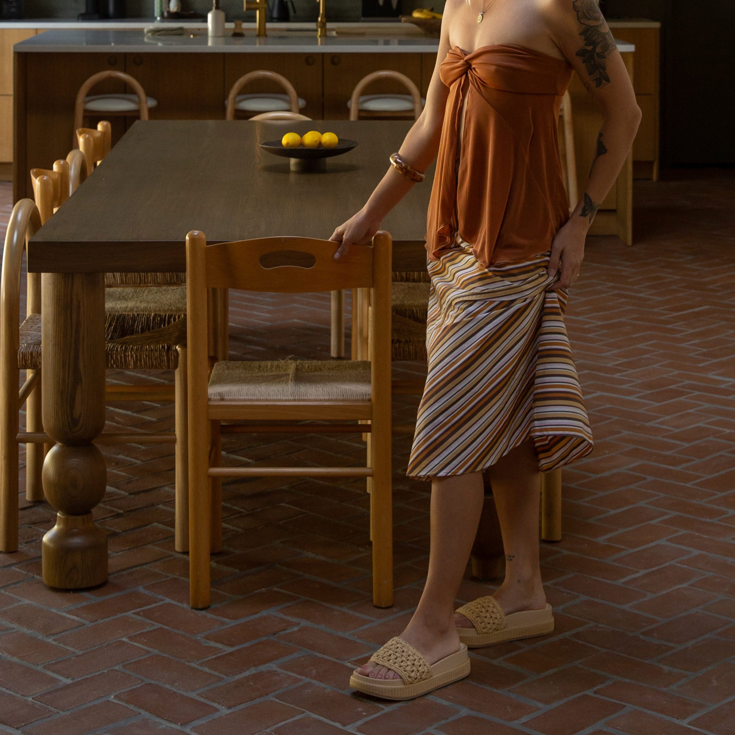 SIDONA SANDALS LT NATURAL RAFFIA - Image 4