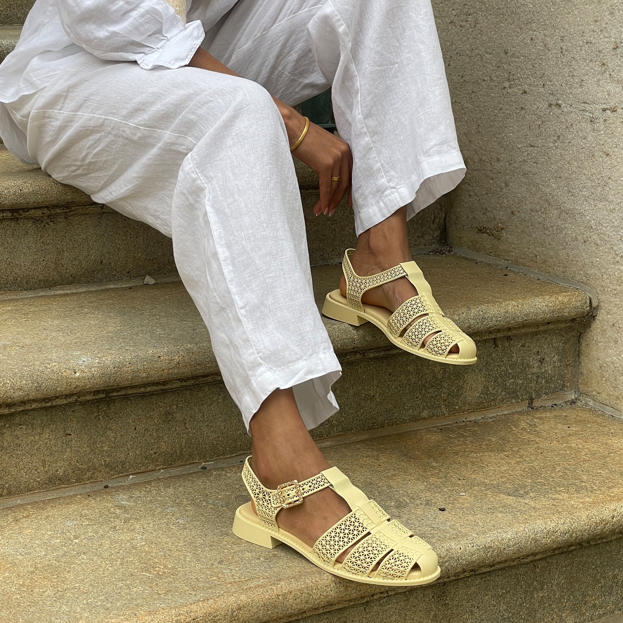 HOLIS 3D SANDALS LT YELLOW - Image 4