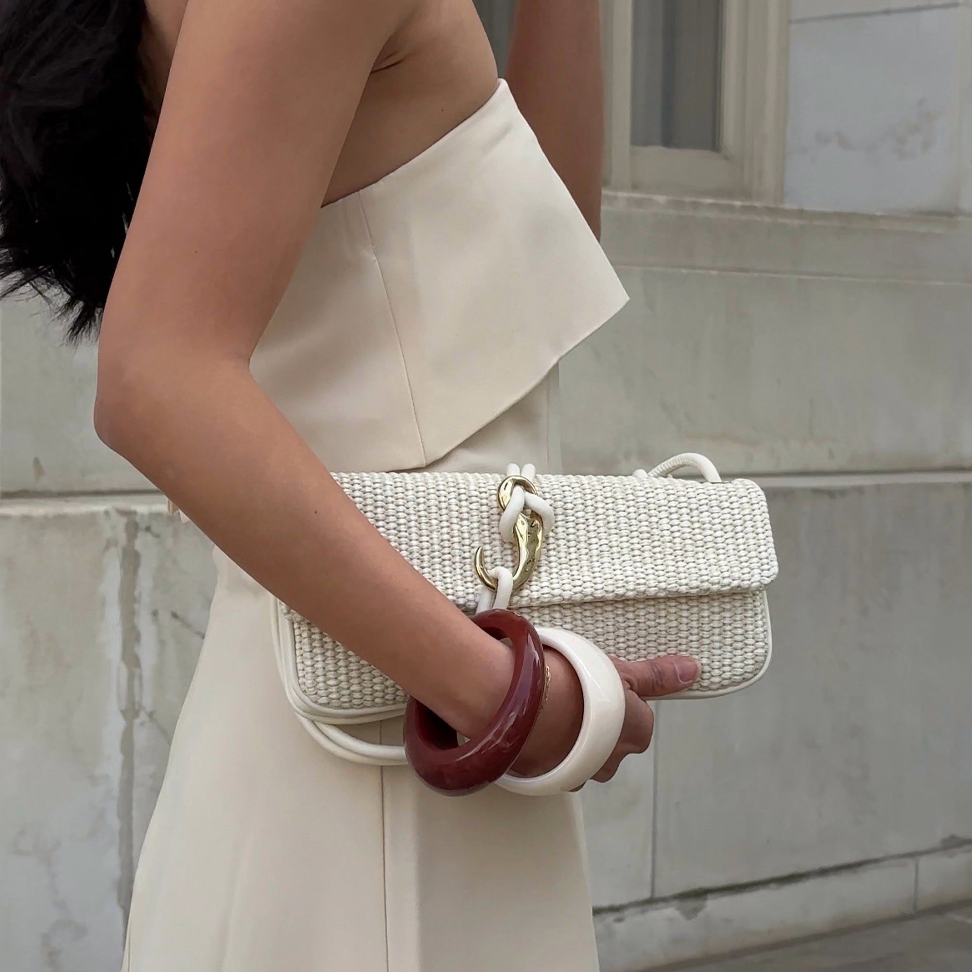 ALICE SHOULDER BAG NATURAL RAFFIA - Image 5