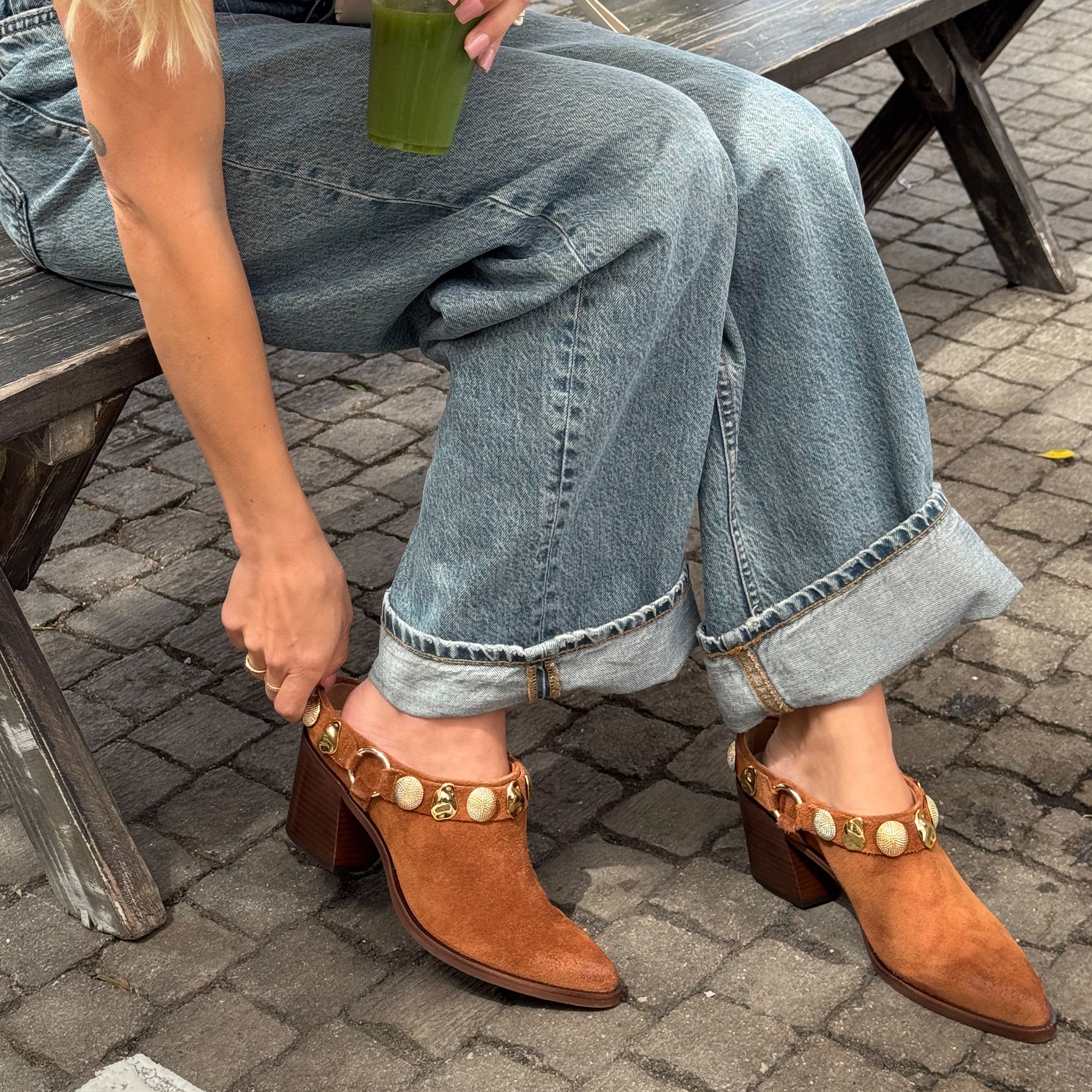 KANYON HEELS BROWN SUEDE - Image 6