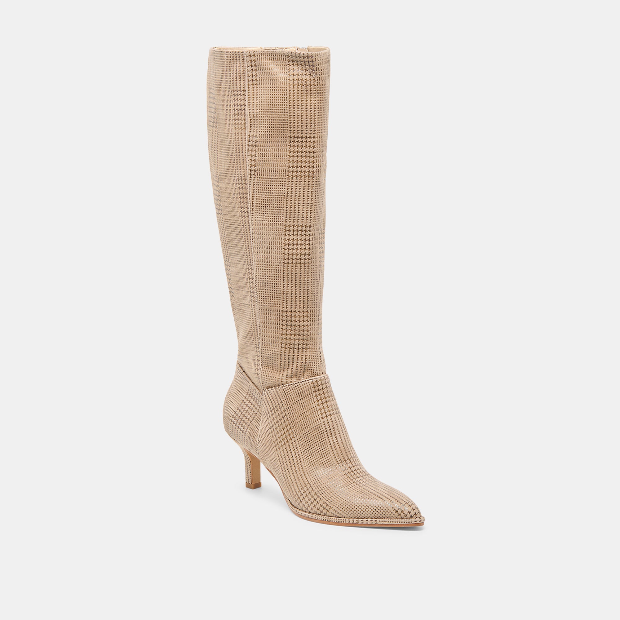 ALDY BOOTS HERRINGBONE PRINTED SUEDE - Image 3