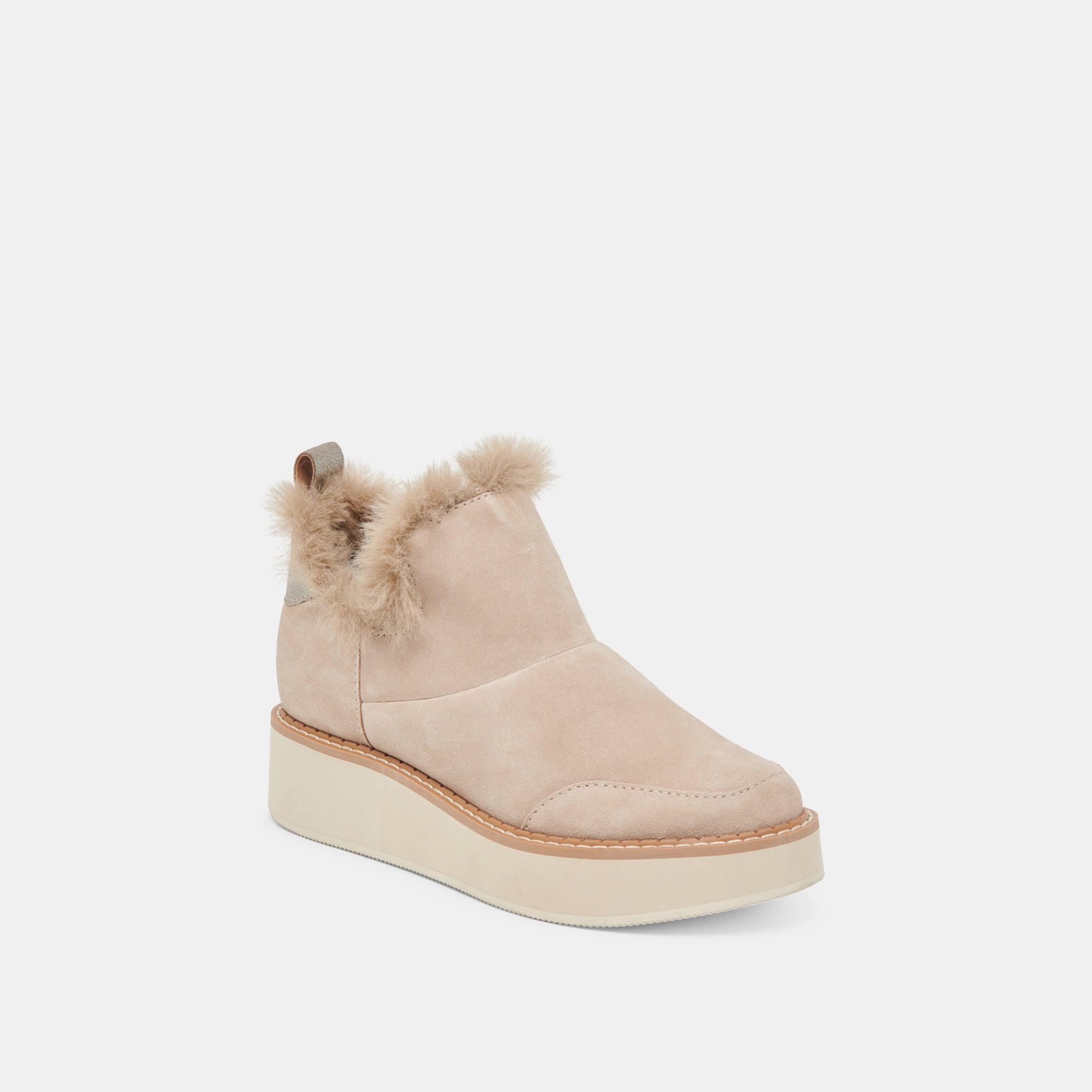ARDY PLUSH H2O BOOTIES TAUPE SUEDE - Image 3
