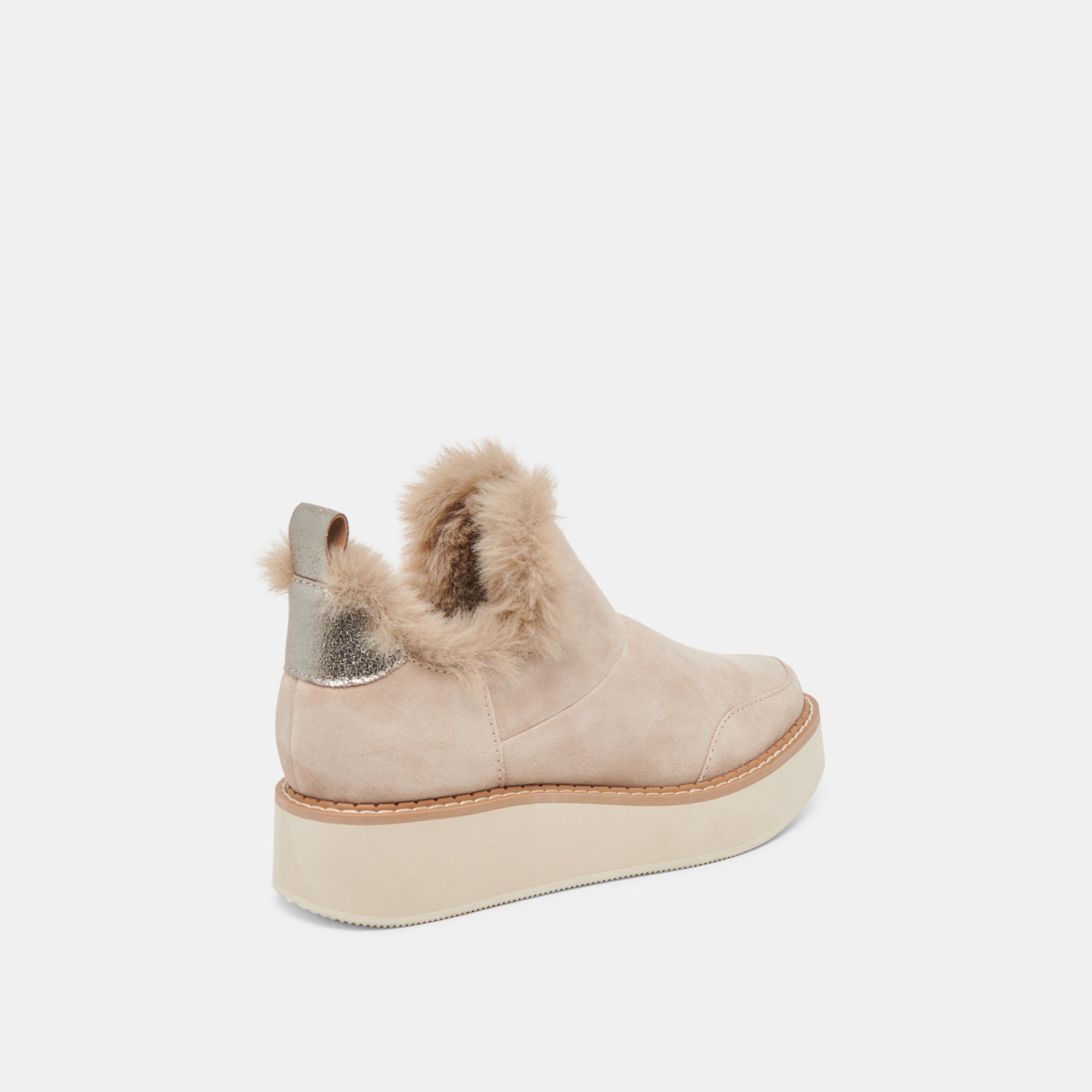 ARDY PLUSH H2O BOOTIES TAUPE SUEDE - Image 5