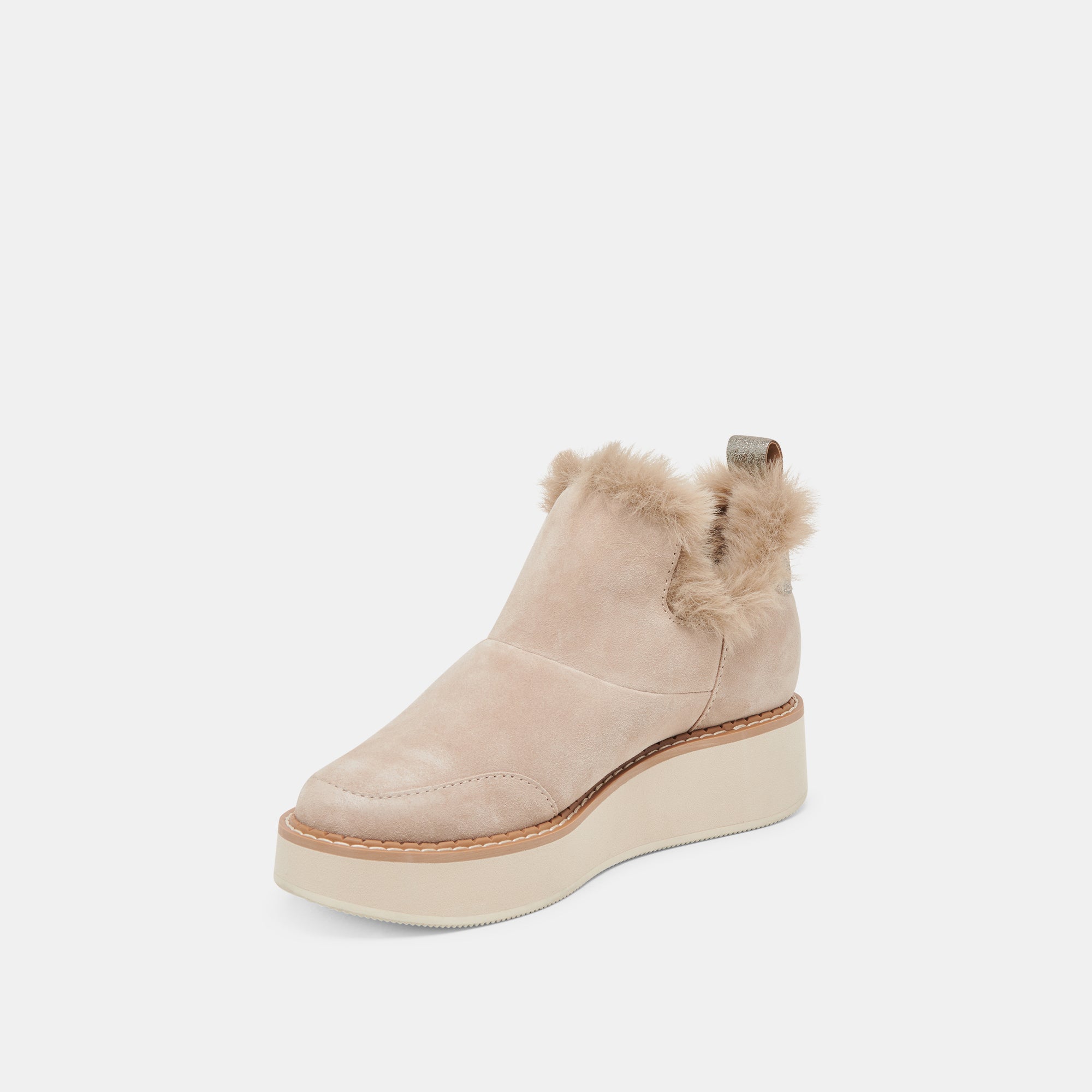 ARDY PLUSH H2O BOOTIES TAUPE SUEDE - Image 6