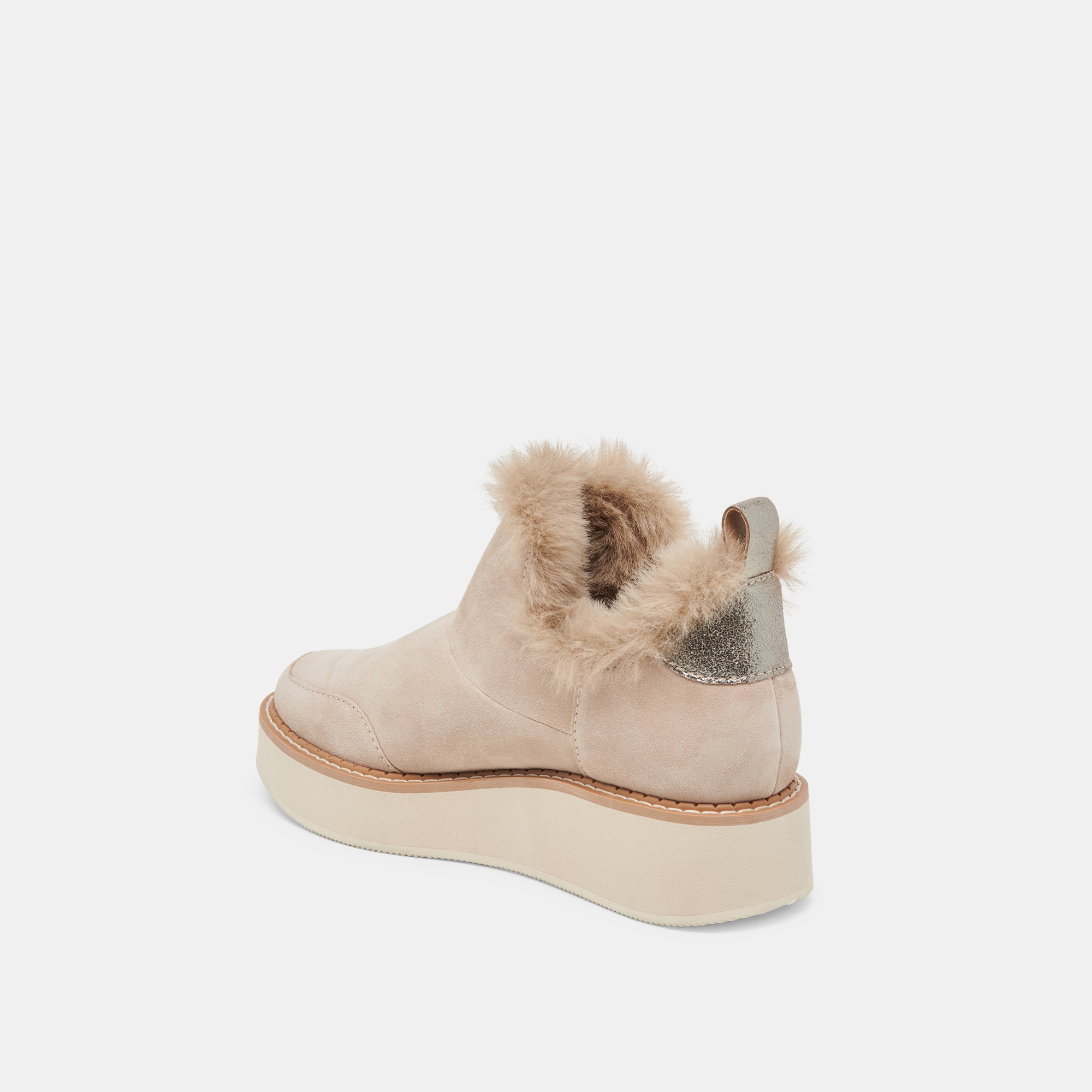 ARDY PLUSH H2O BOOTIES TAUPE SUEDE - Image 7