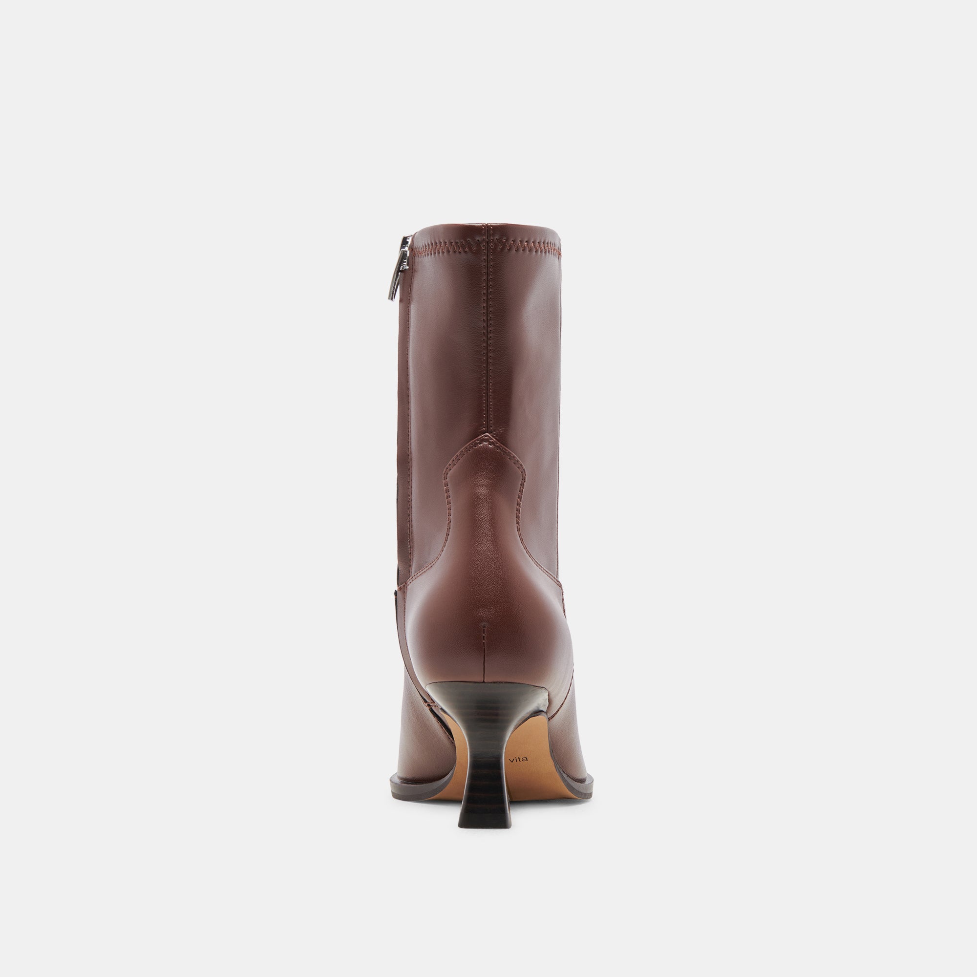 ARYA WIDE CALF BOOTS CHOCOLATE LEATHER - Image 8