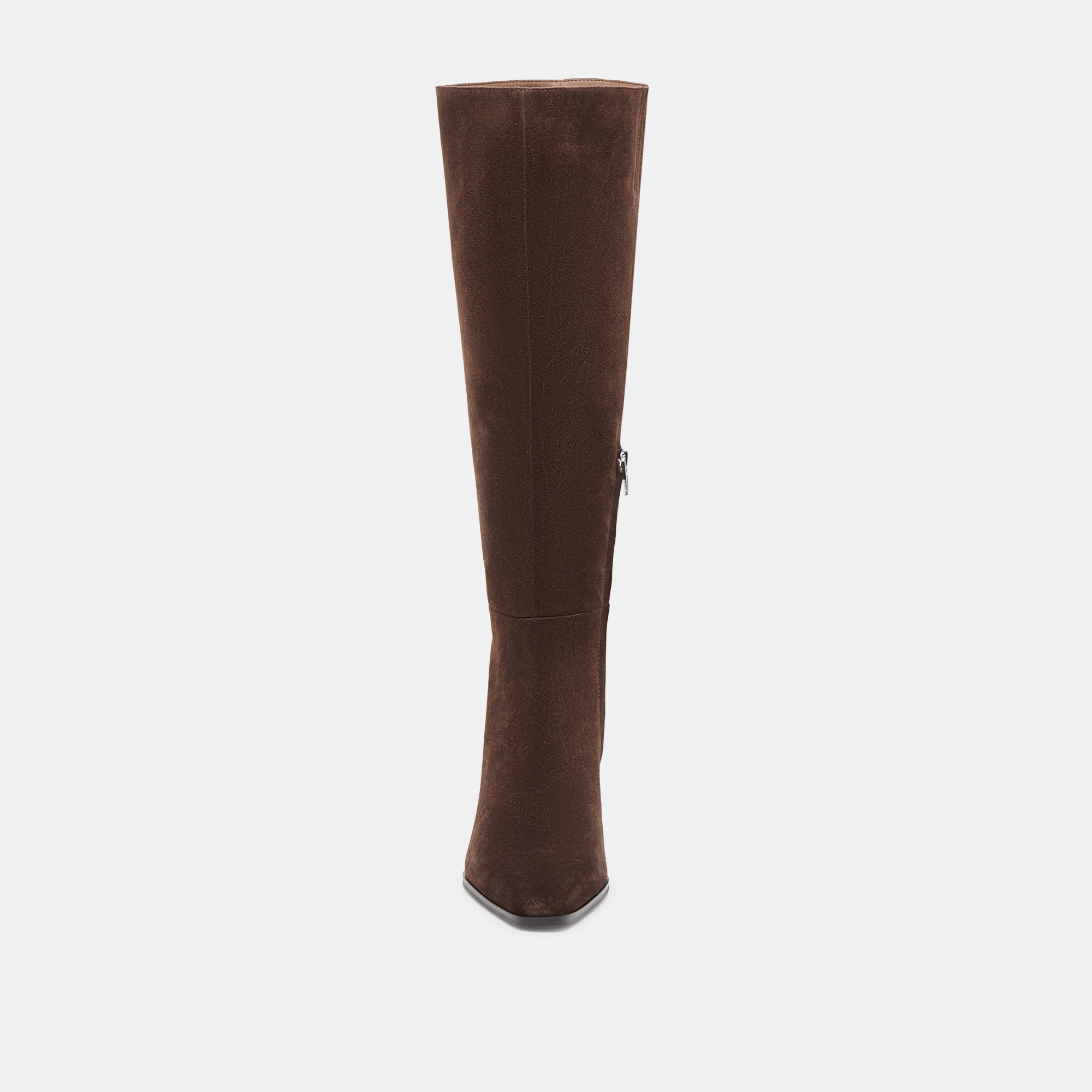 EMMI WIDE CALF BOOTS DK BROWN SUEDE - Image 7