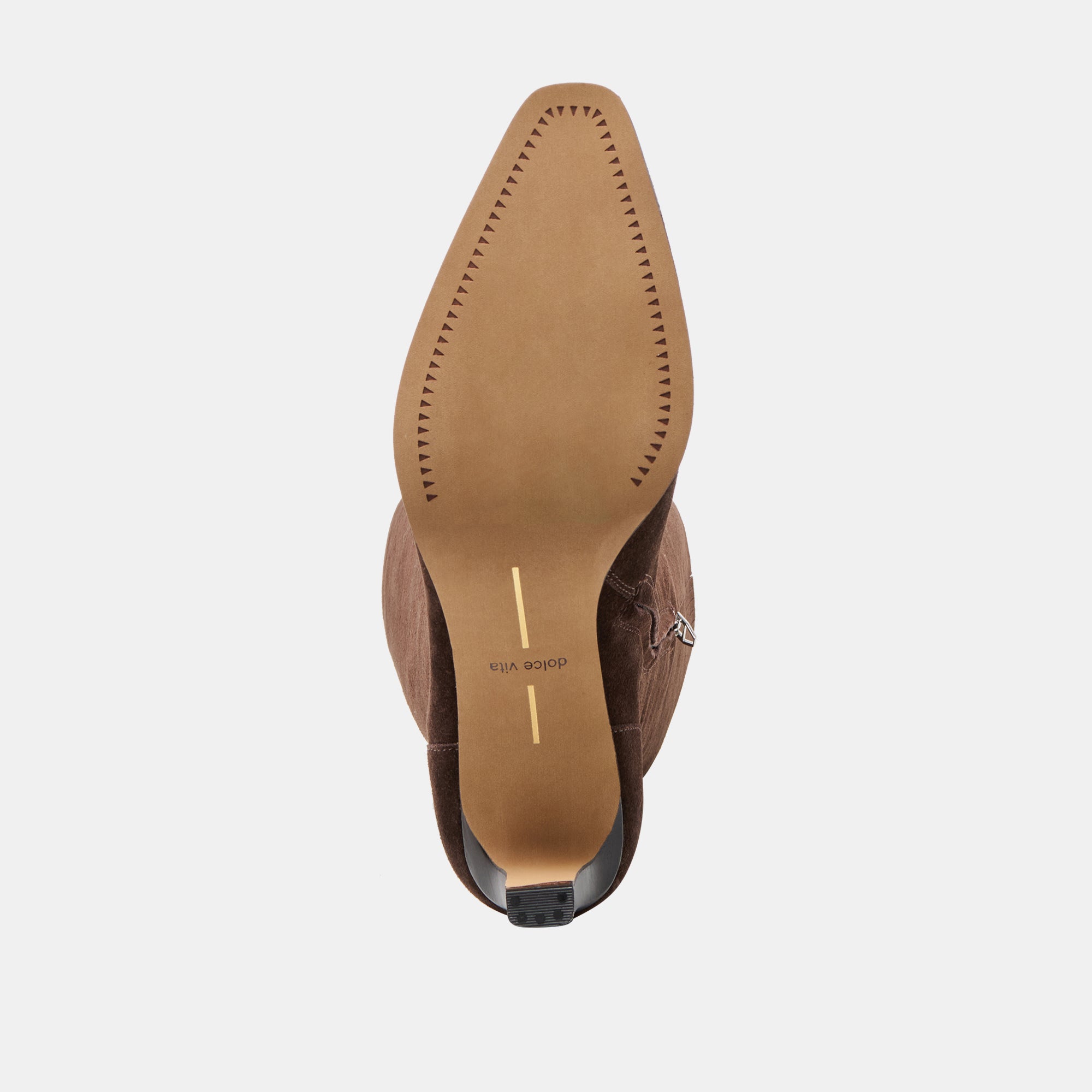 EMMI WIDE CALF BOOTS DK BROWN SUEDE - Image 10