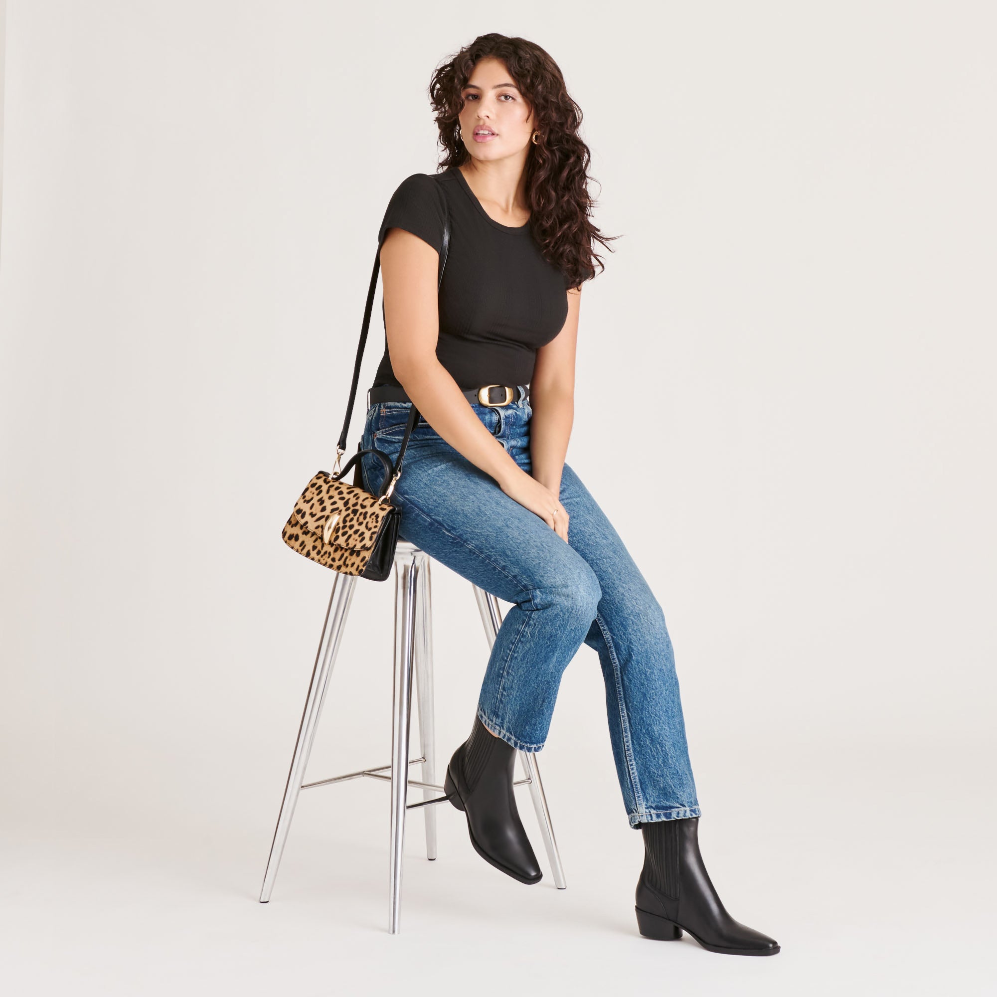 FAINT H2O BOOTIES BLACK LEATHER - Image 6