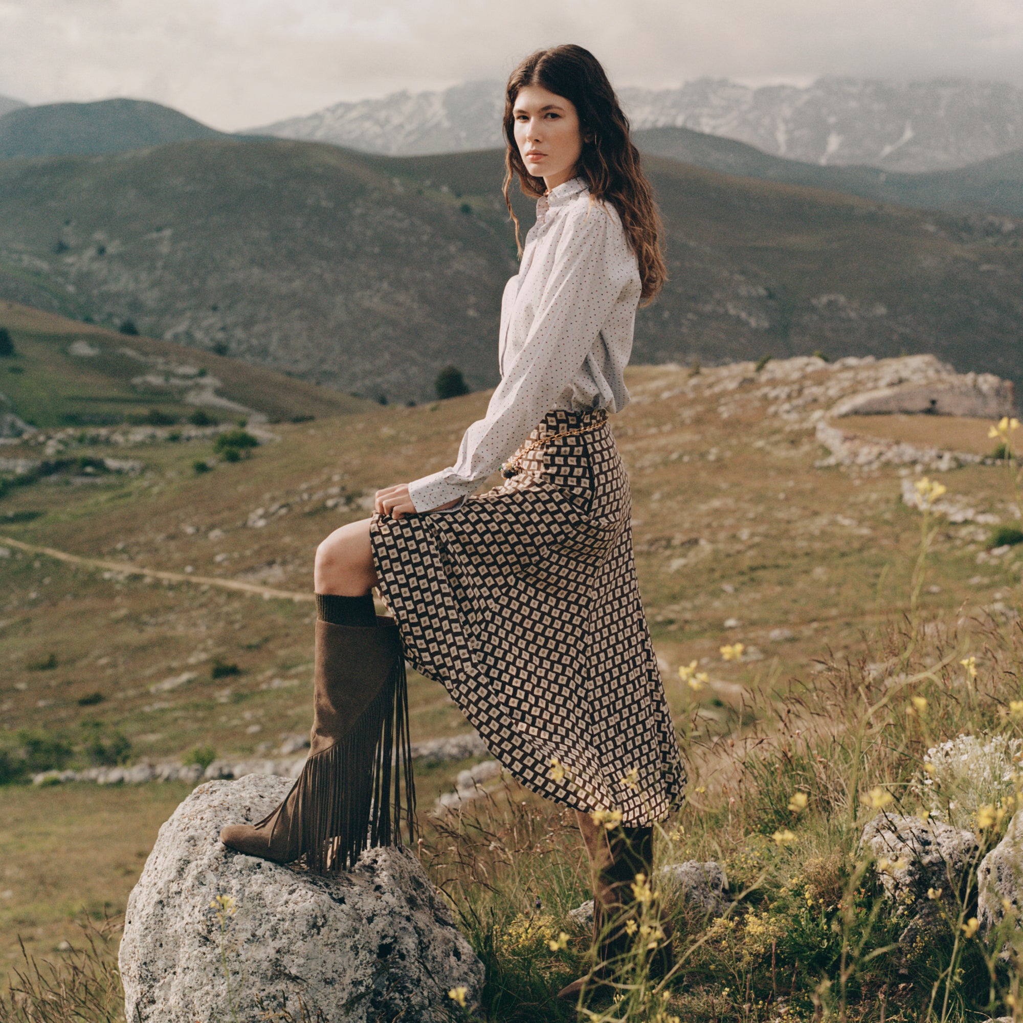 GIANO BOOTS OLIVE SUEDE - Image 2