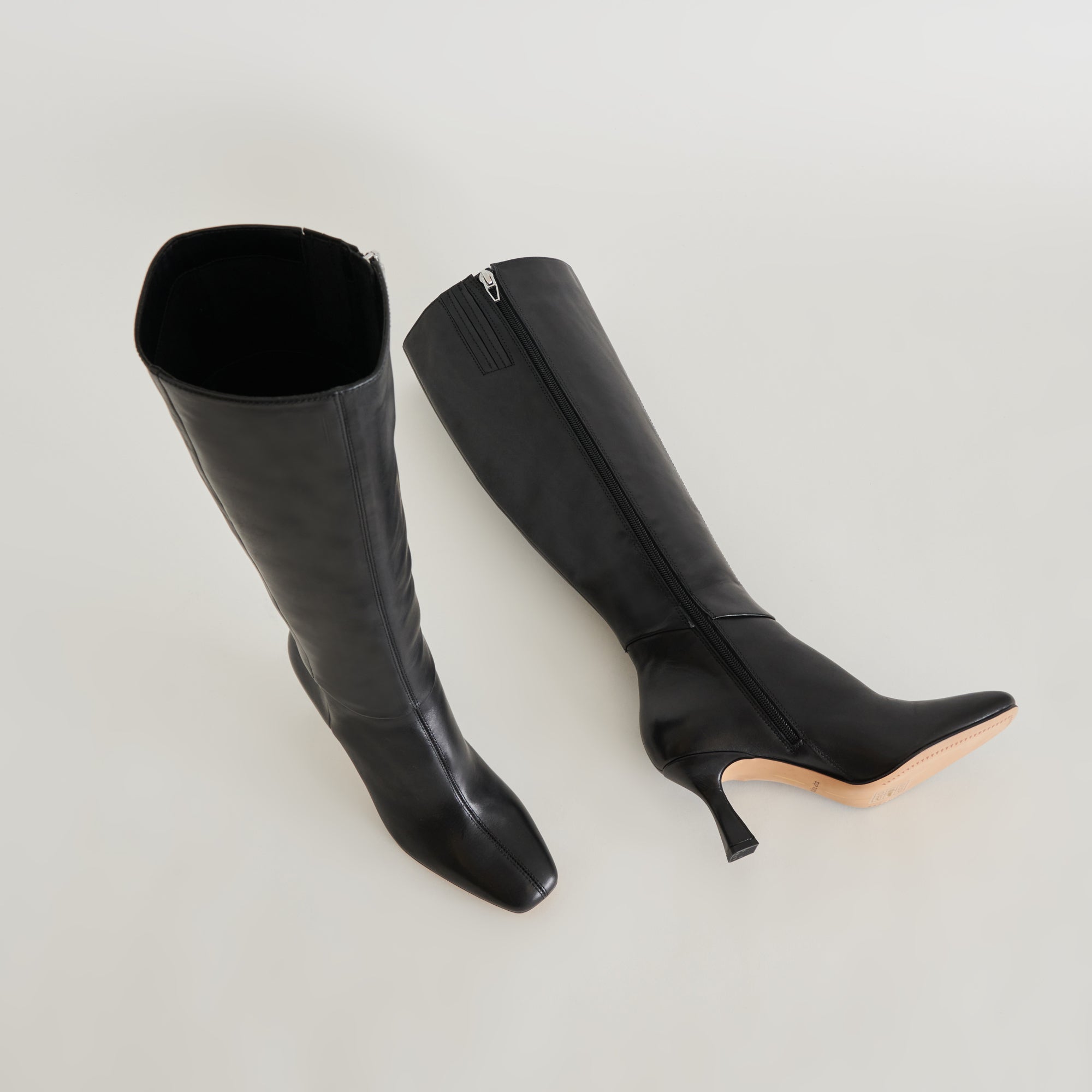 GYRA EXTRA WIDE CALF BOOTS BLACK LEATHER - Image 5