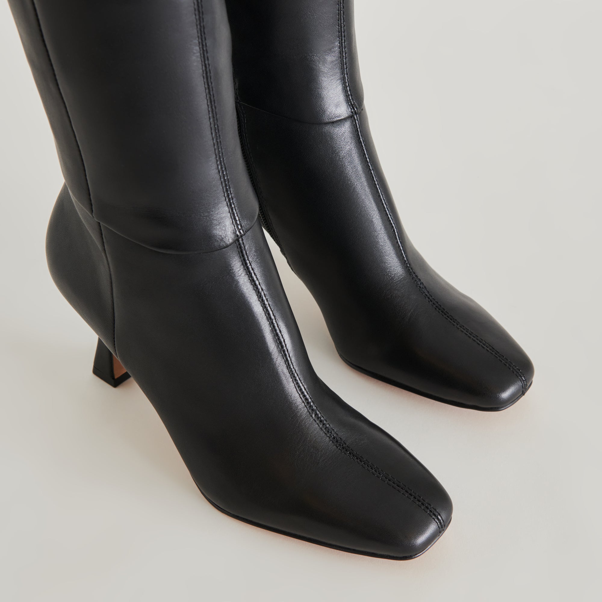 GYRA EXTRA WIDE CALF BOOTS BLACK LEATHER - Image 15