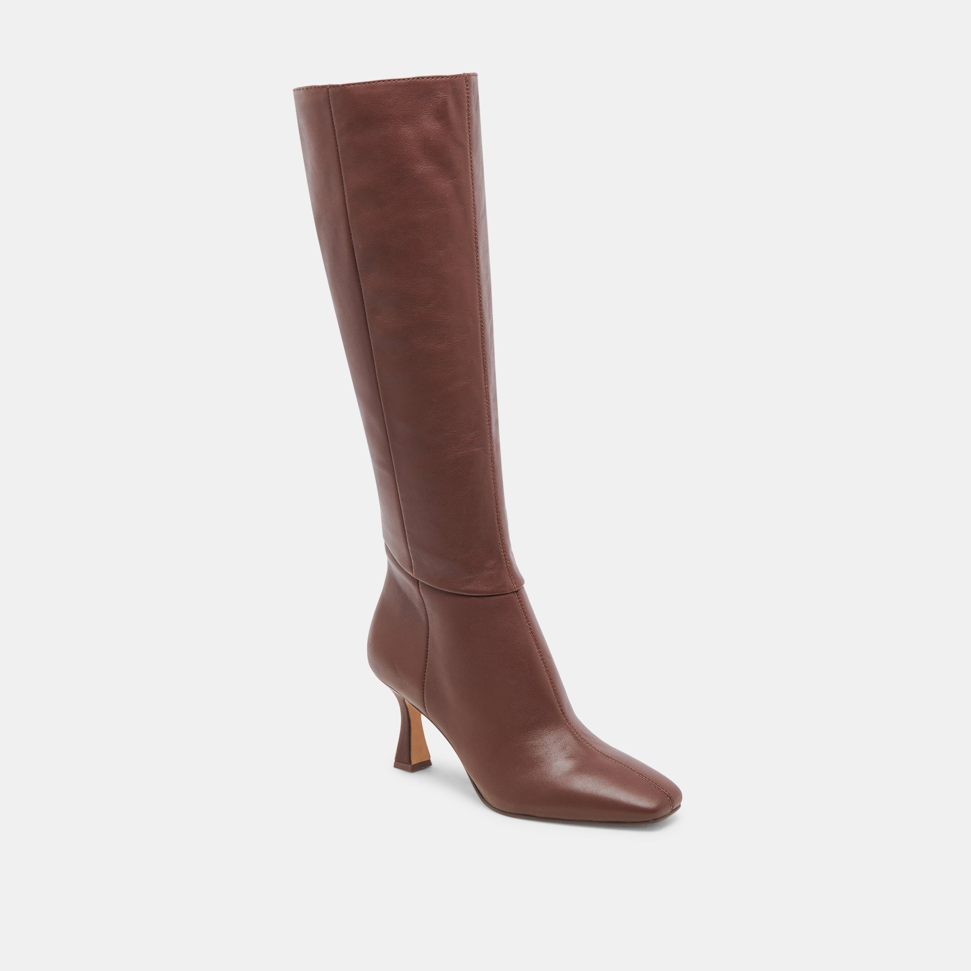 GYRA EXTRA WIDE CALF BOOTS CHOCOLATE LEATHER - Image 3