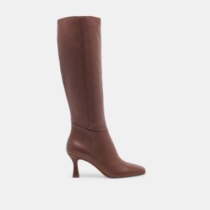 GYRA BOOTS CHOCOLATE LEATHER - re:vita