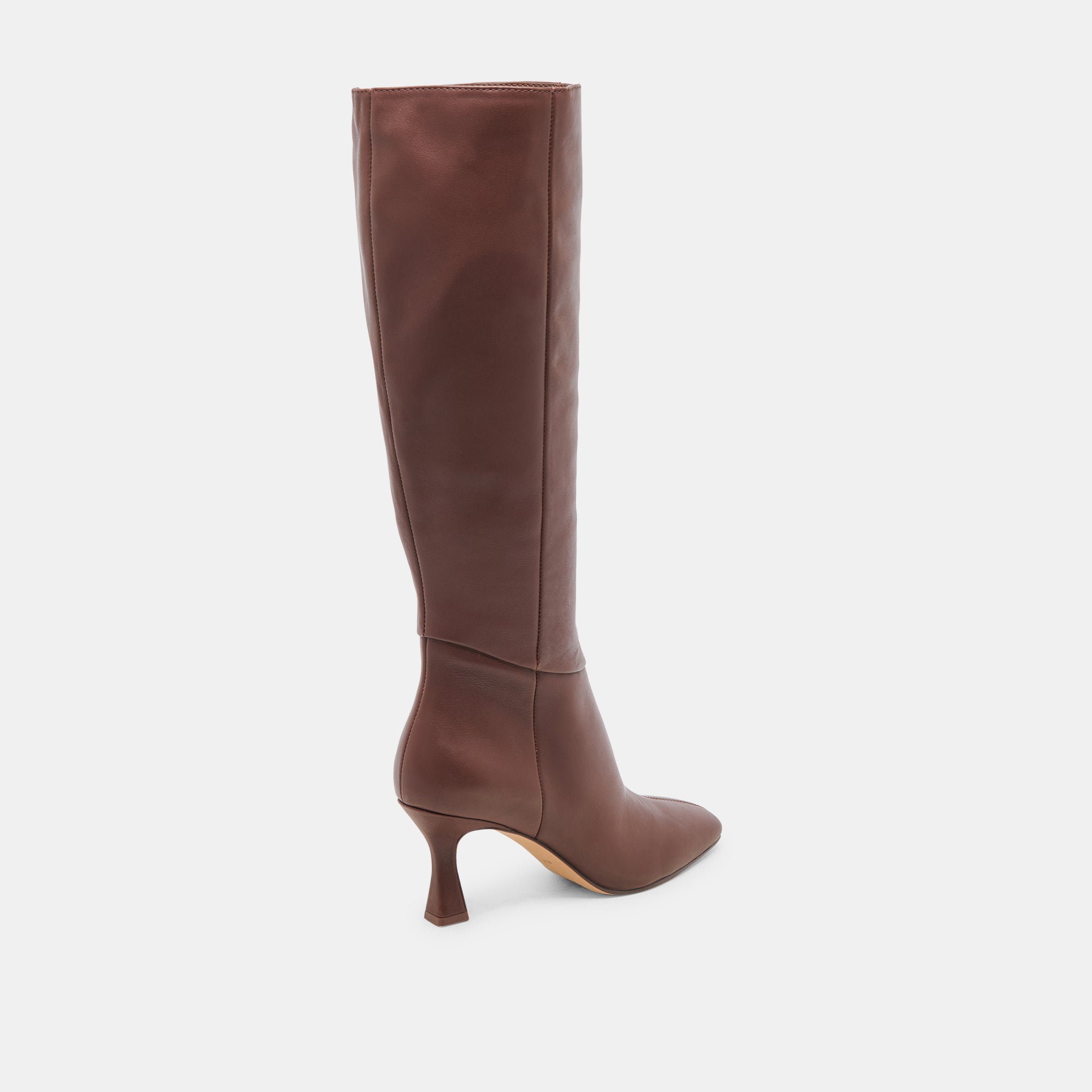 GYRA WIDE CALF BOOTS CHOCOLATE LEATHER - Image 5