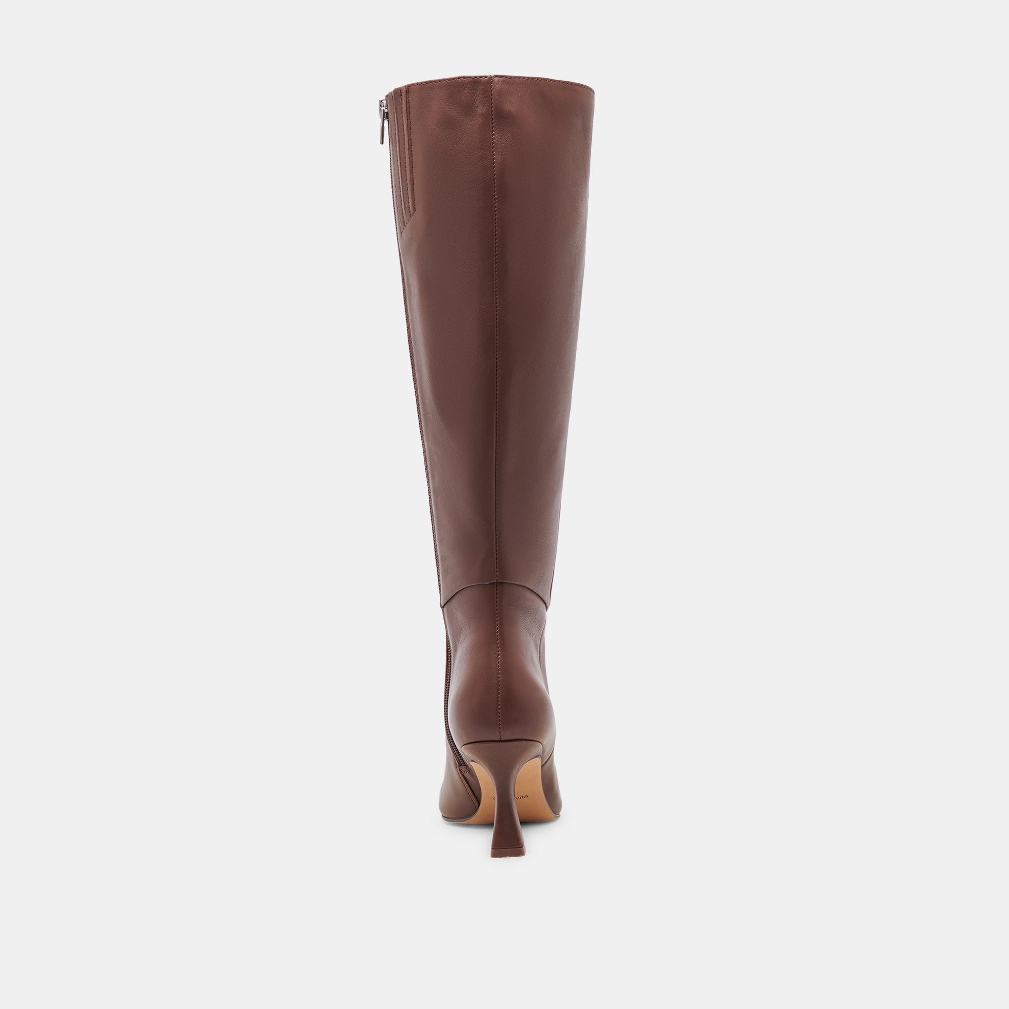 GYRA EXTRA WIDE CALF BOOTS CHOCOLATE LEATHER - Image 11