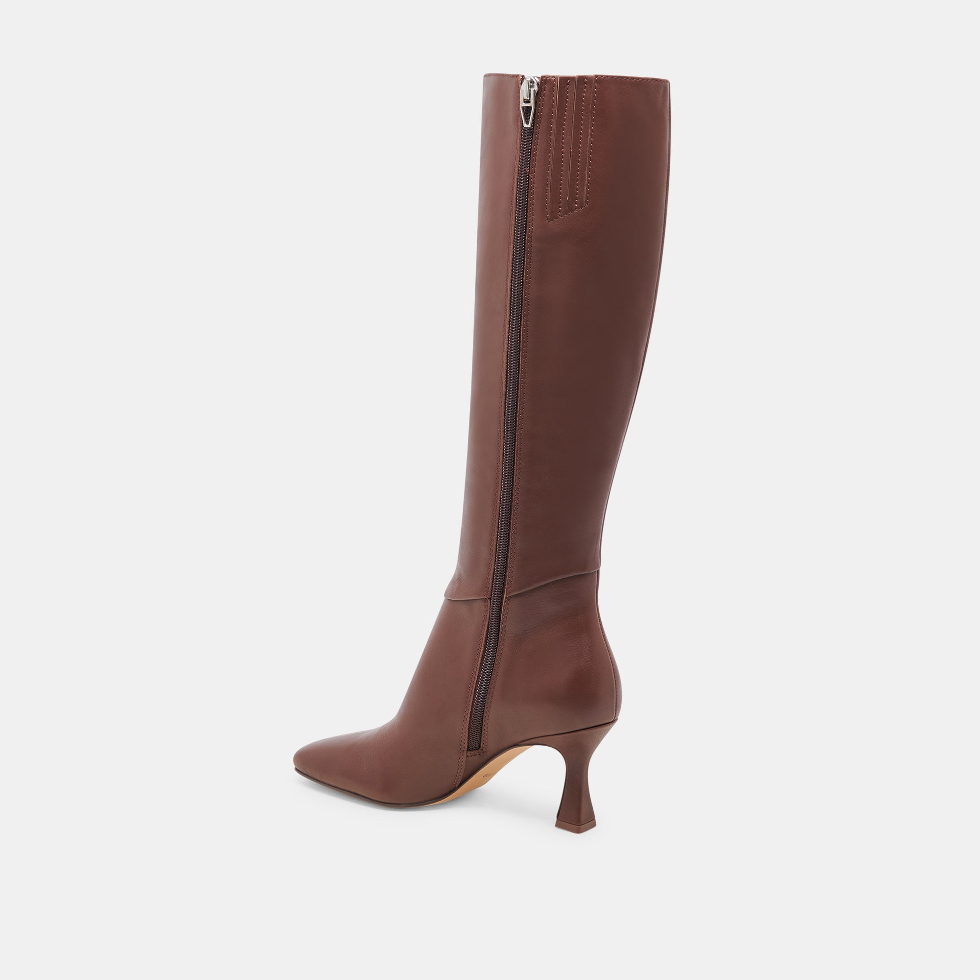 GYRA EXTRA WIDE CALF BOOTS CHOCOLATE LEATHER - Image 9