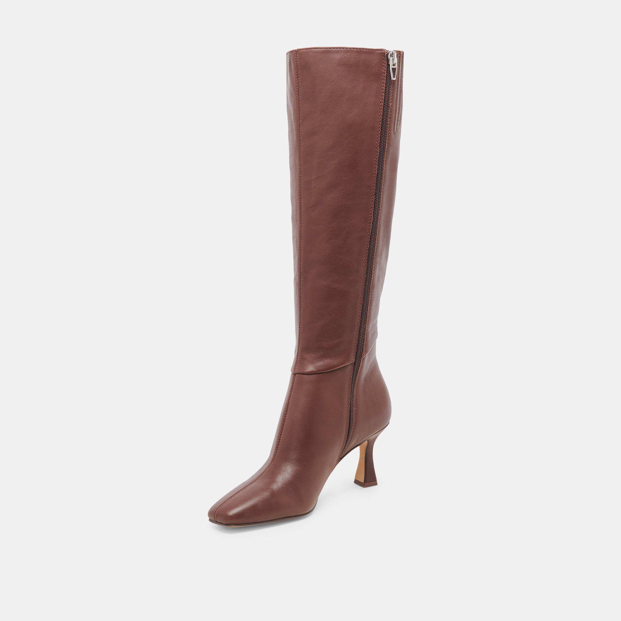 GYRA EXTRA WIDE CALF BOOTS CHOCOLATE LEATHER - Image 8