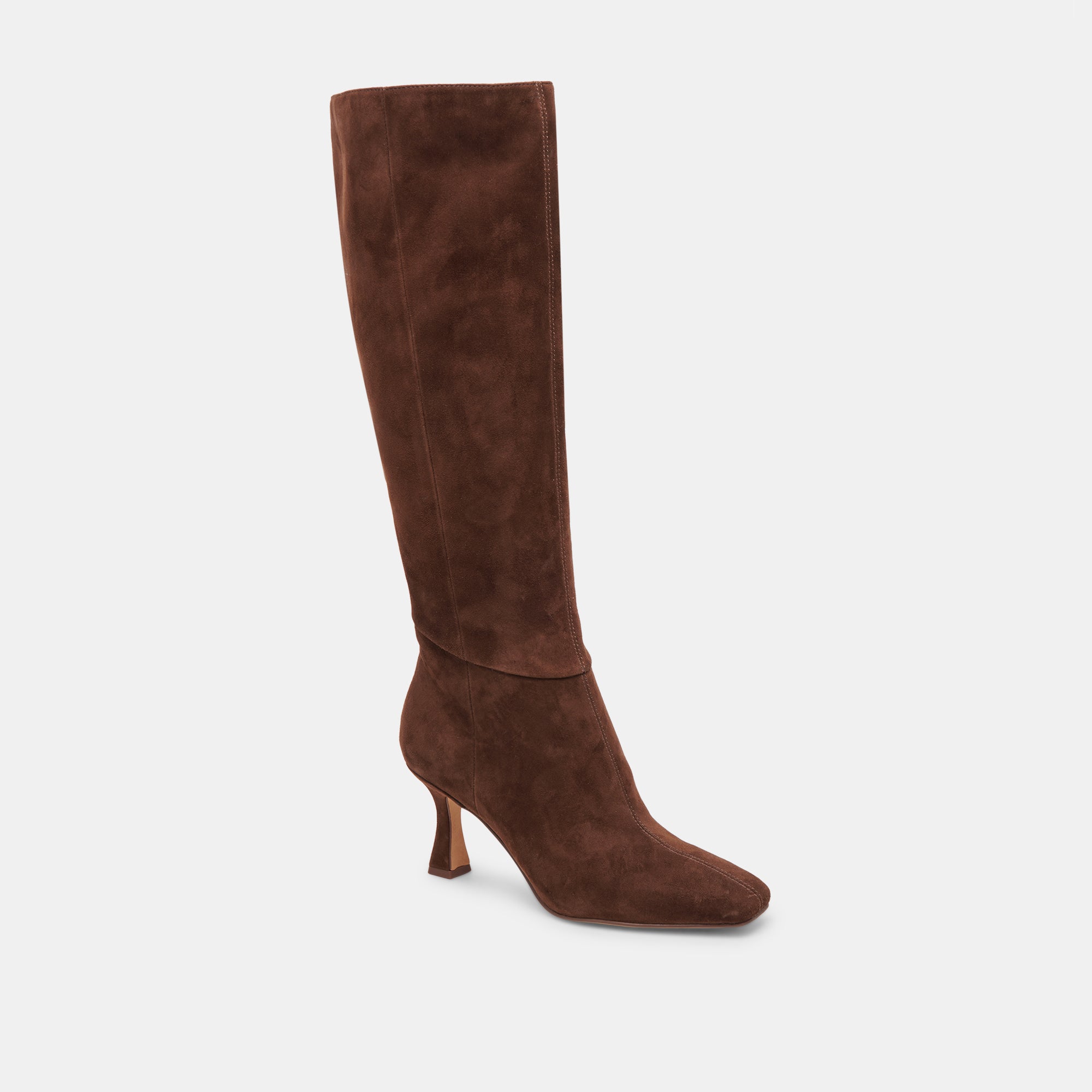 GYRA EXTRA WIDE CALF BOOTS DK BROWN SUEDE - Image 3