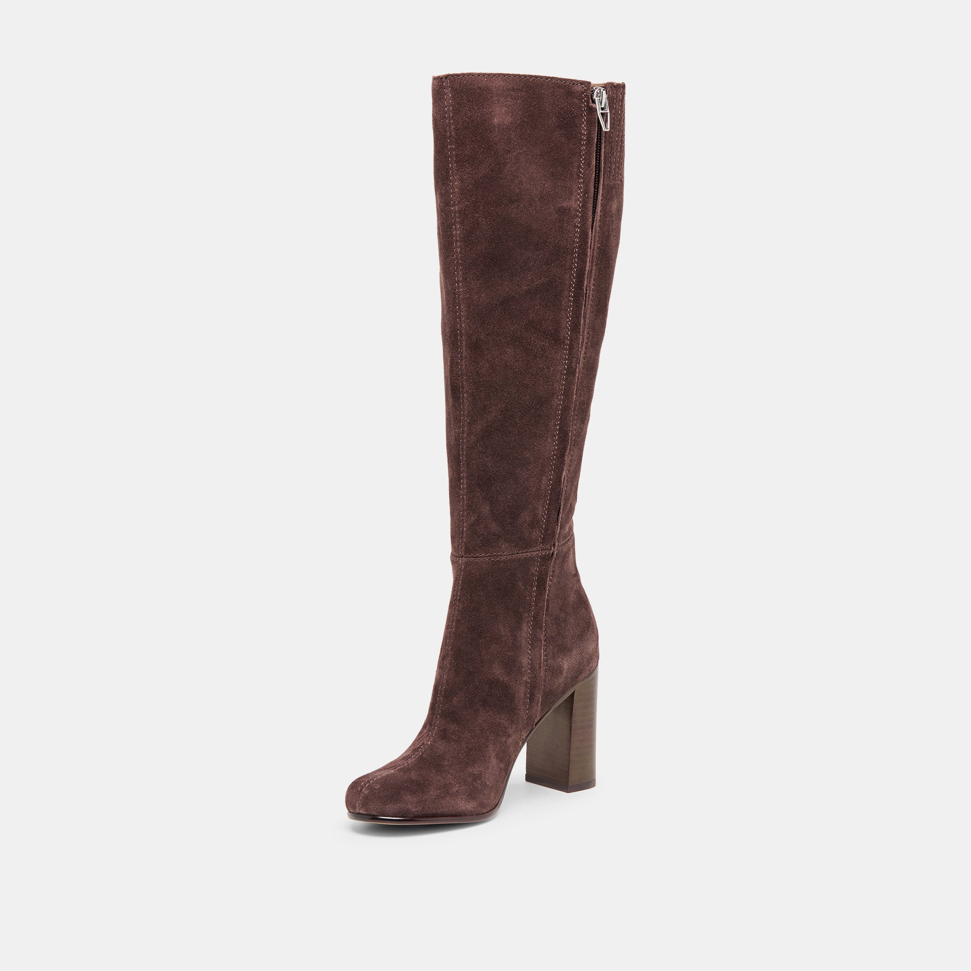 HUDSIN WIDE CALF BOOTS MAHOGANY SUEDE - Image 7
