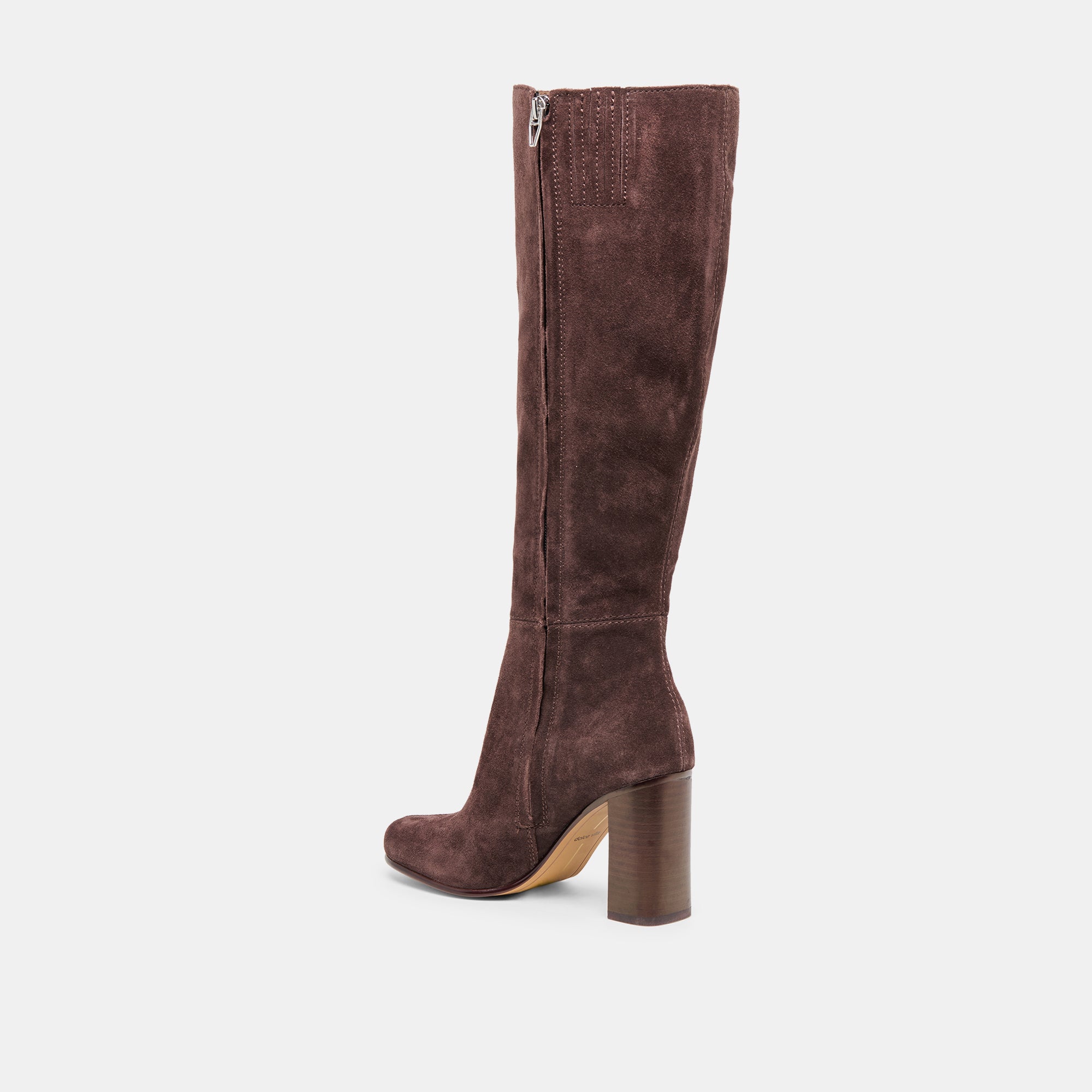 HUDSIN WIDE CALF BOOTS MAHOGANY SUEDE - Image 9