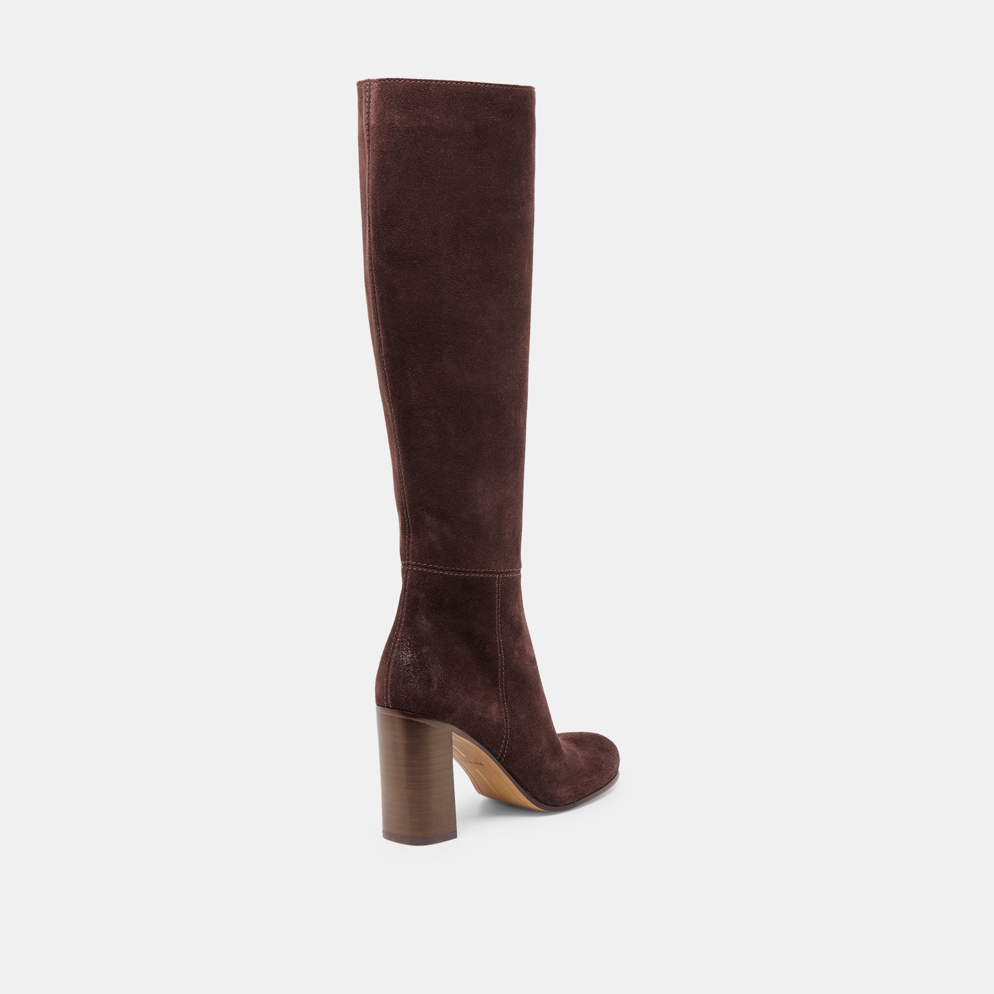 HUDSIN WIDE CALF BOOTS MAHOGANY SUEDE - Image 5