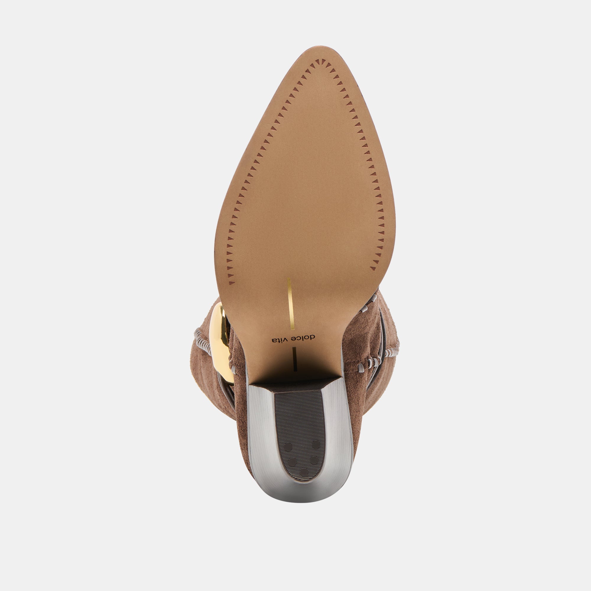 JODY WIDE CALF BOOTS DK BROWN SUEDE - Image 11