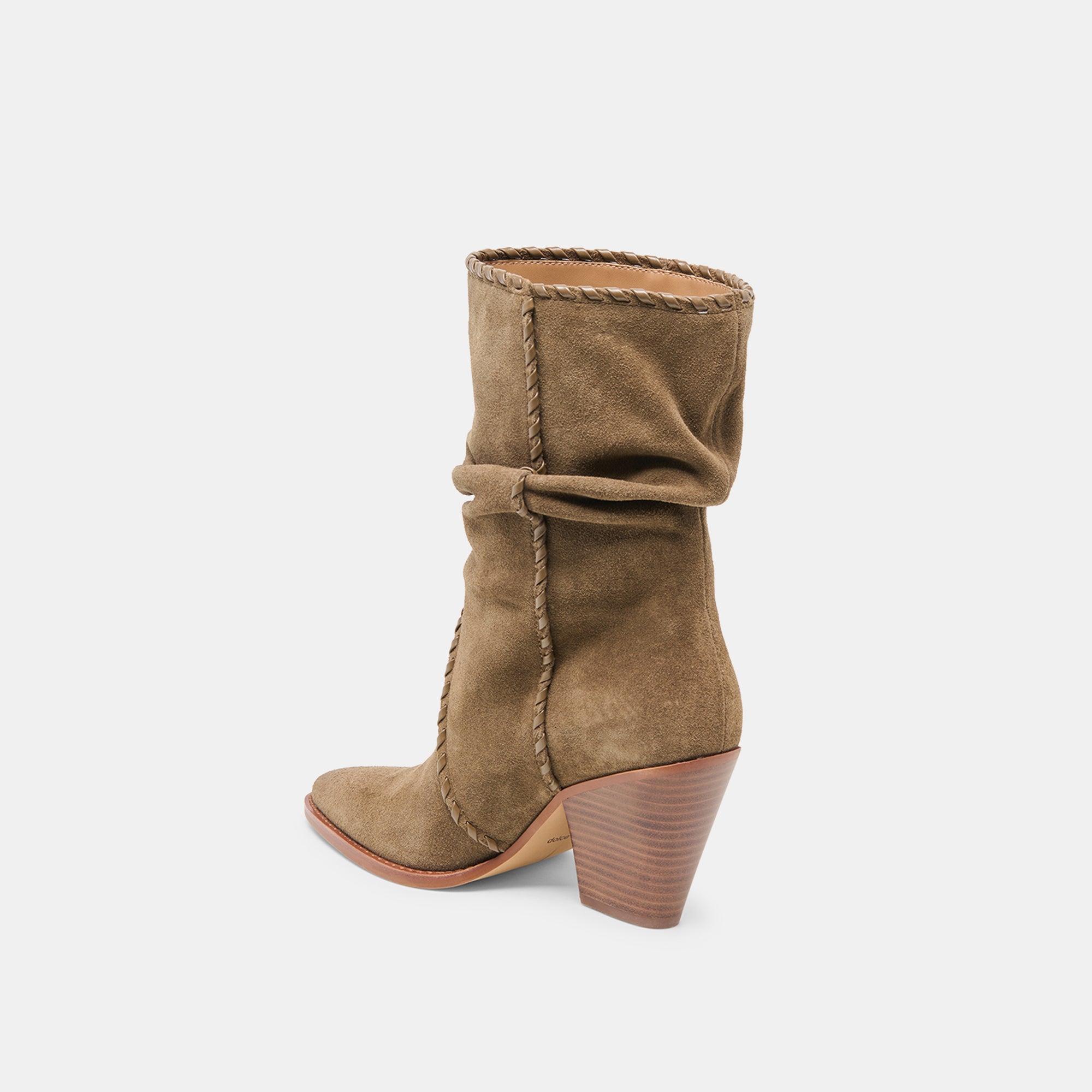 JULITH BOOTS OLIVE SUEDE - Image 8