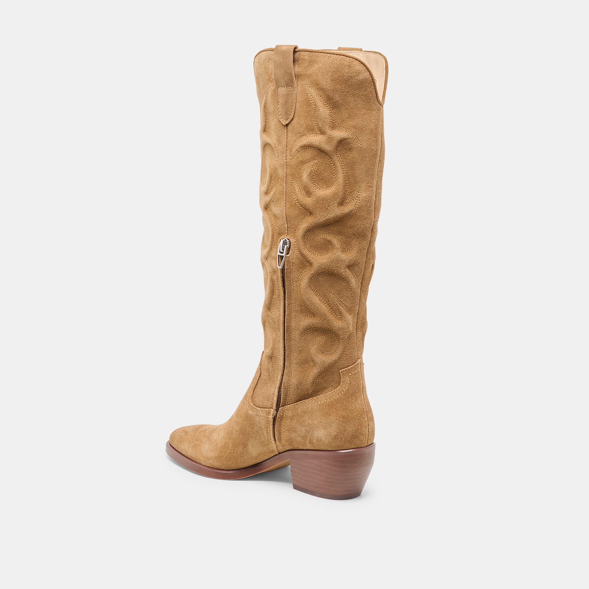 MIRLA BOOTS LT BROWN SUEDE - Image 9