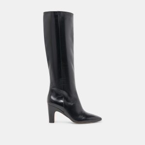 NELAS BOOTS BLACK LEATHER - re:vita