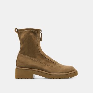 SHANTE BOOTS DK OLIVE STELLA SUEDE