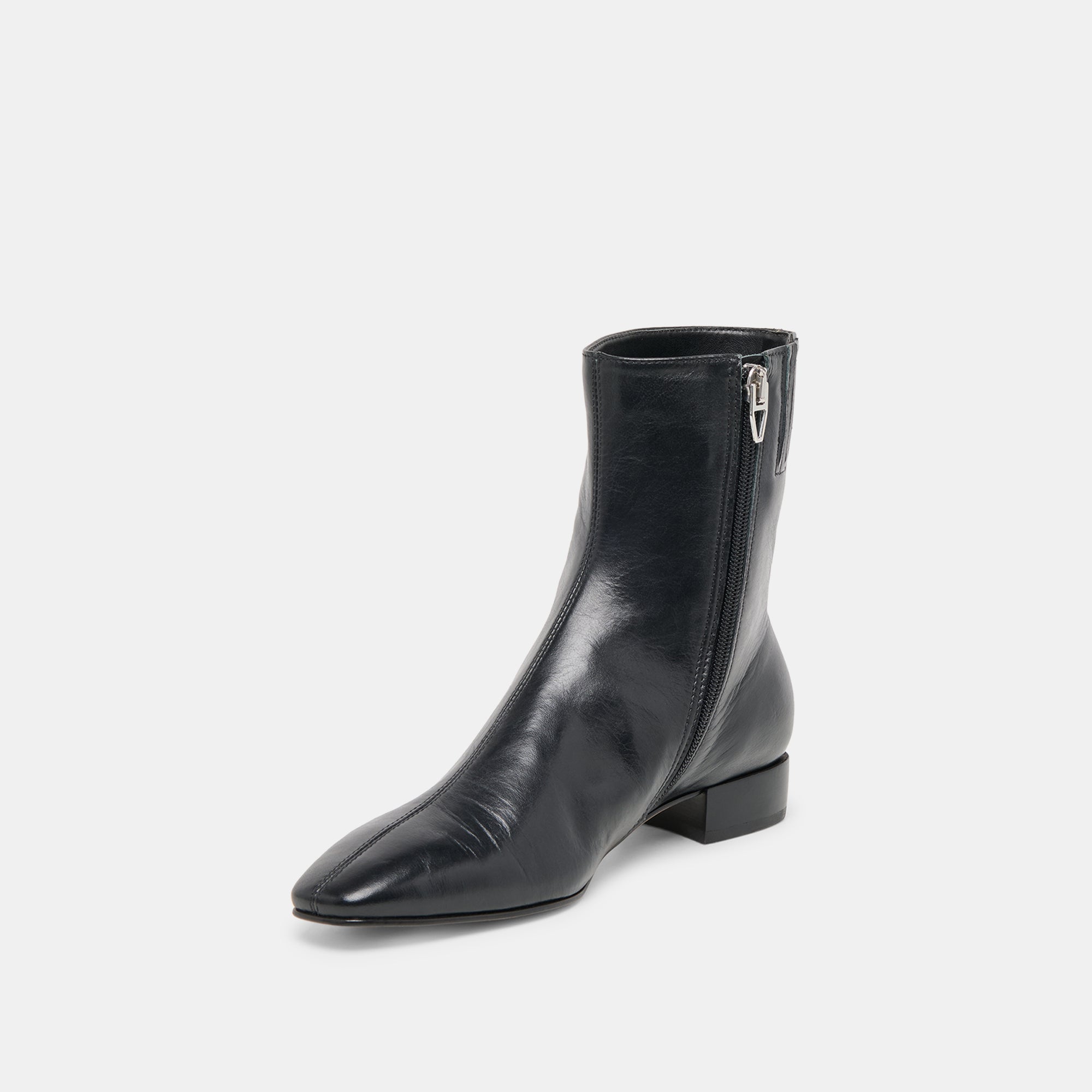 TARINE BOOTIES BLACK LEATHER - Image 4