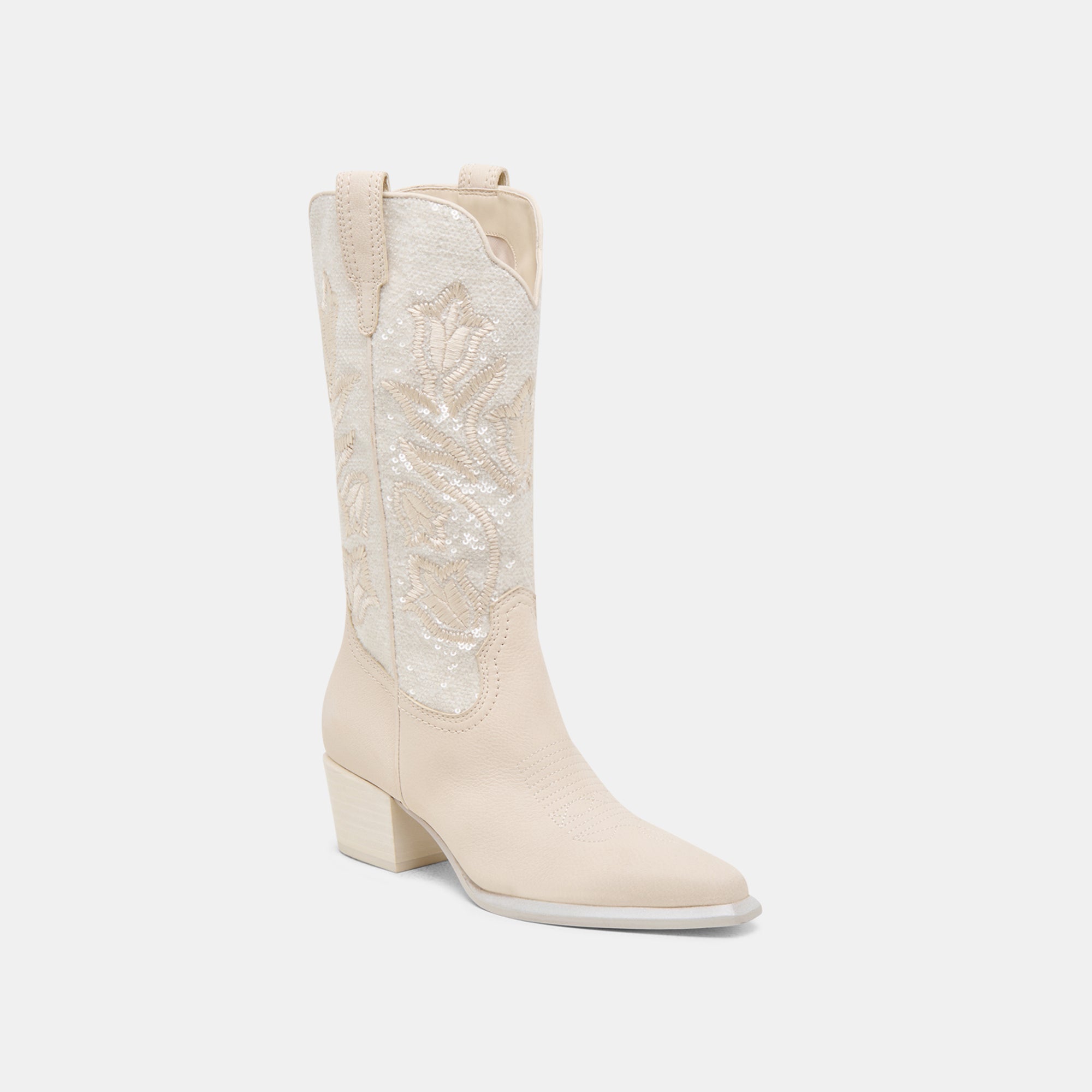 VORAH PEARL BOOTS CREME SEQUIN - Image 3