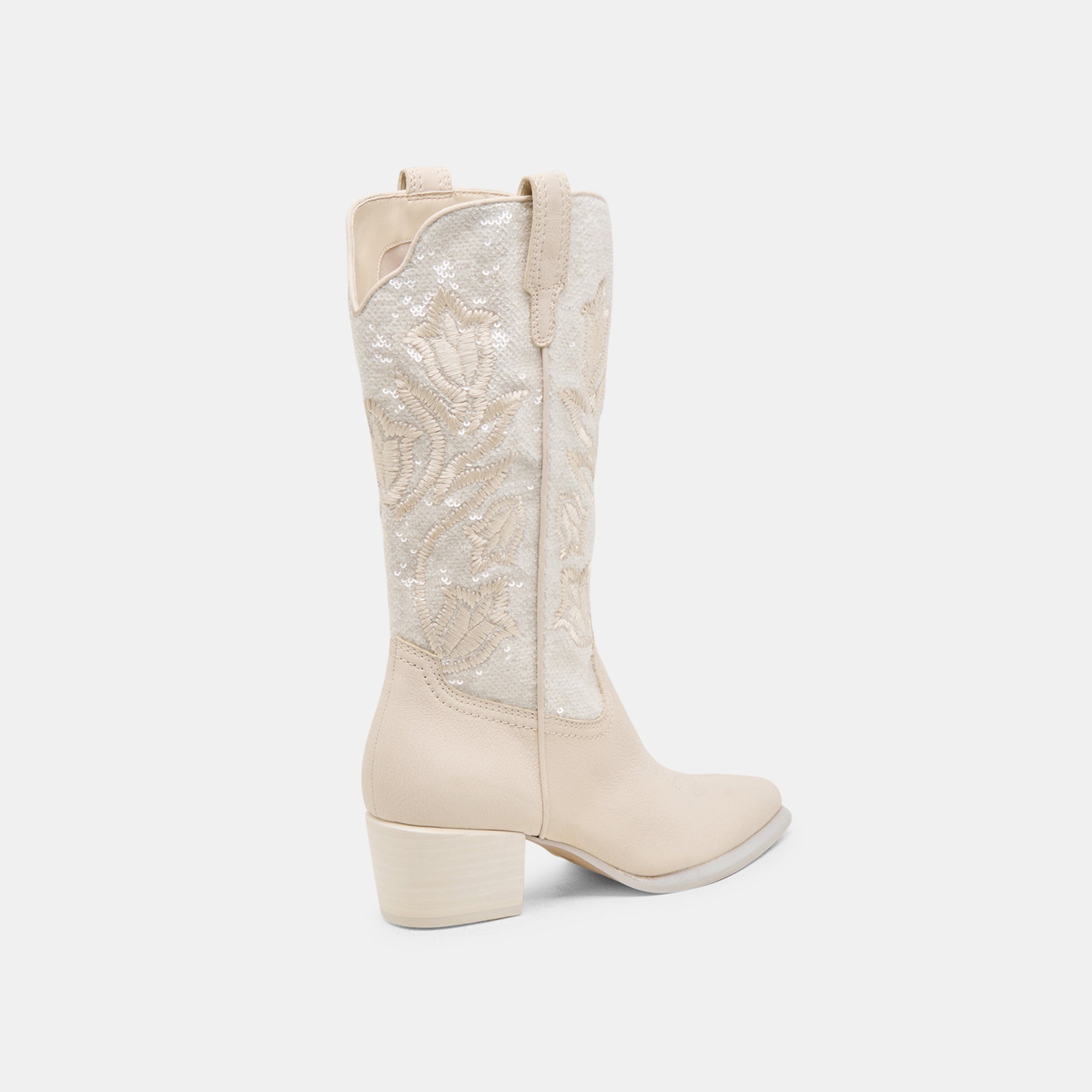 VORAH PEARL BOOTS CREME SEQUIN - Image 5