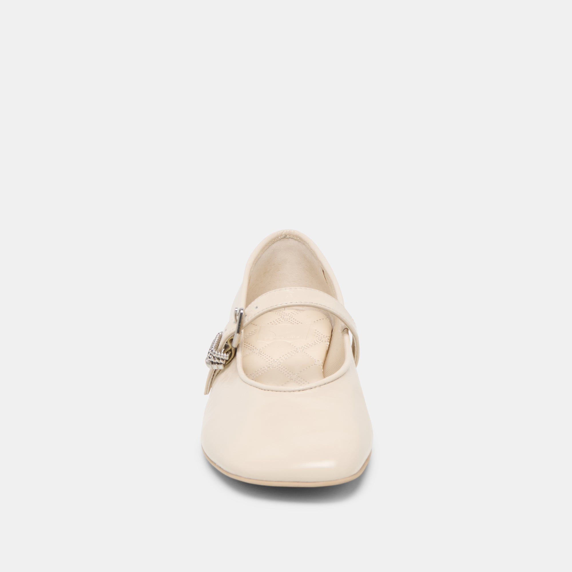ALIZZA BALLET FLATS CREME CRINKLE PATENT - Image 8