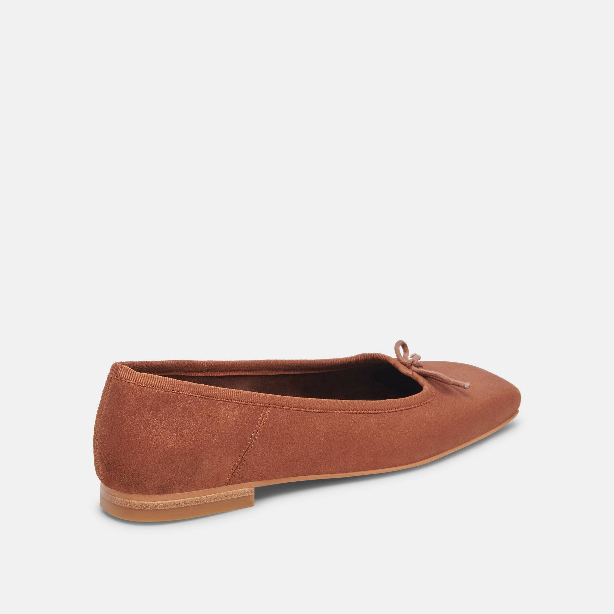 ANISA WIDE BALLET FLATS COPPER METALLIC SUEDE - re:vita - Image 3