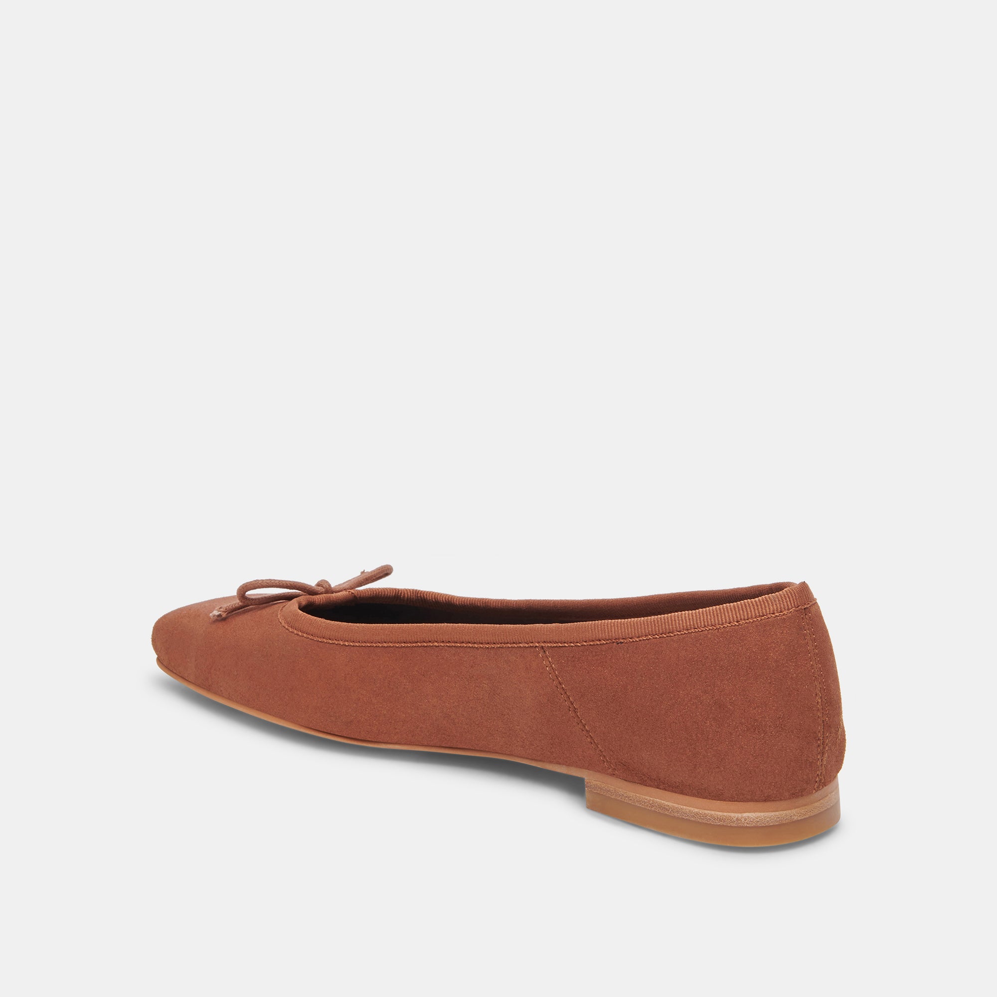 ANISA WIDE BALLET FLATS COPPER METALLIC SUEDE - Image 5
