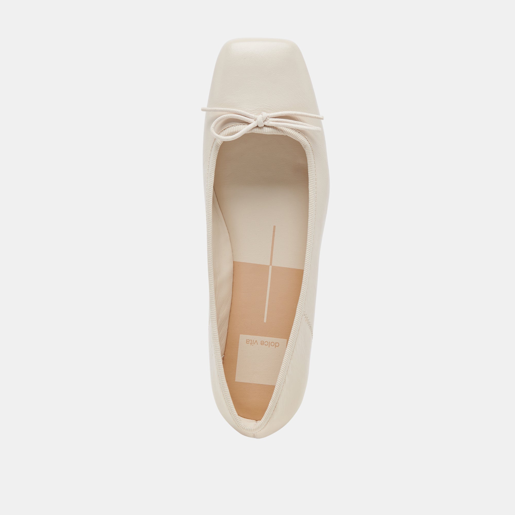 ANISA BALLET FLATS CREME CRINKLE PATENT - Image 11