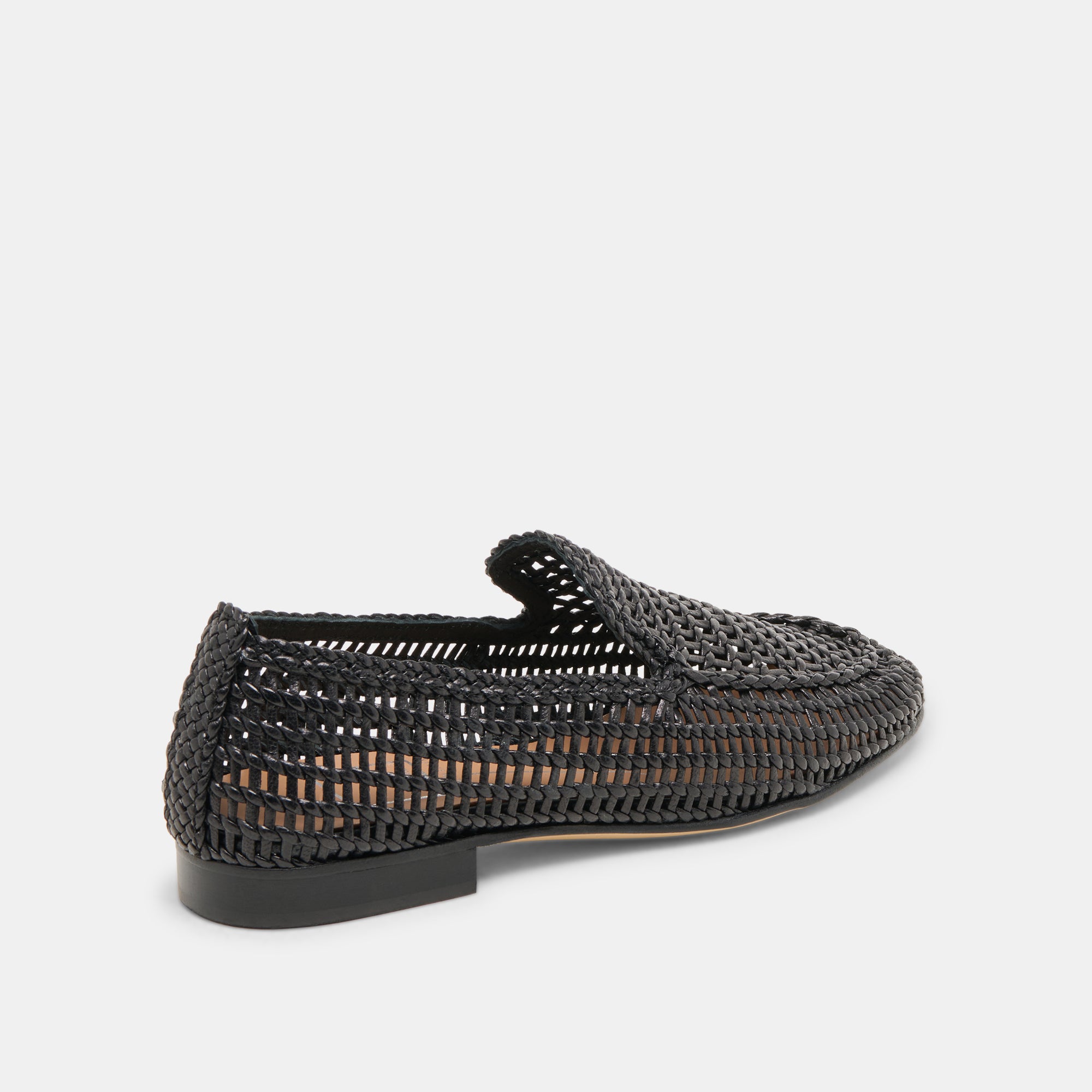 ARMOND FLATS BLACK WOVEN LEATHER - Image 5