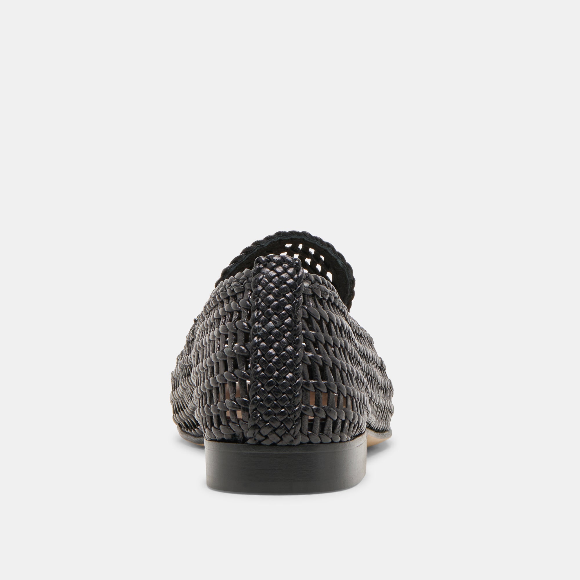 ARMOND FLATS BLACK WOVEN LEATHER - Image 10