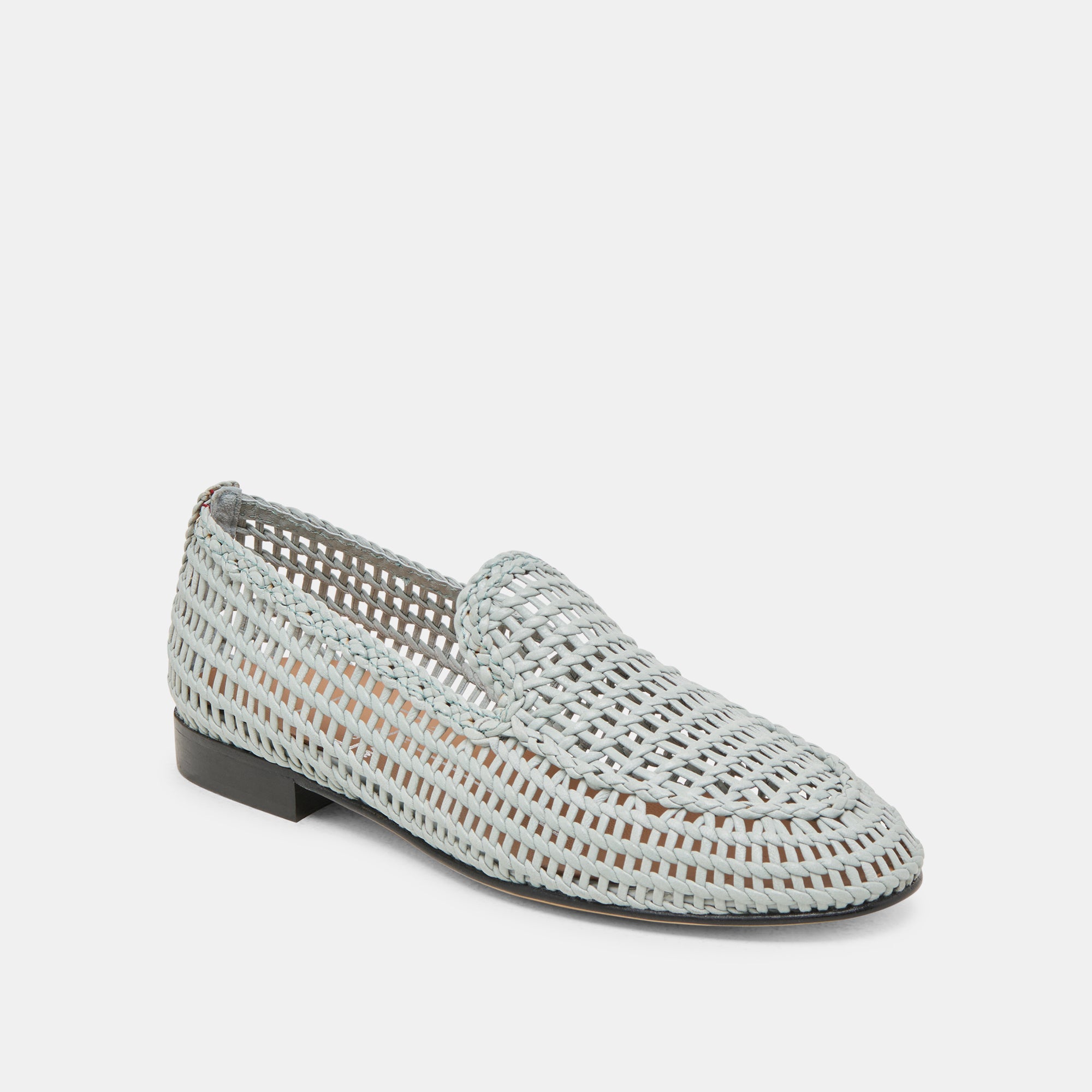 ARMOND FLATS SKY BLUE WOVEN LEATHER - Image 2