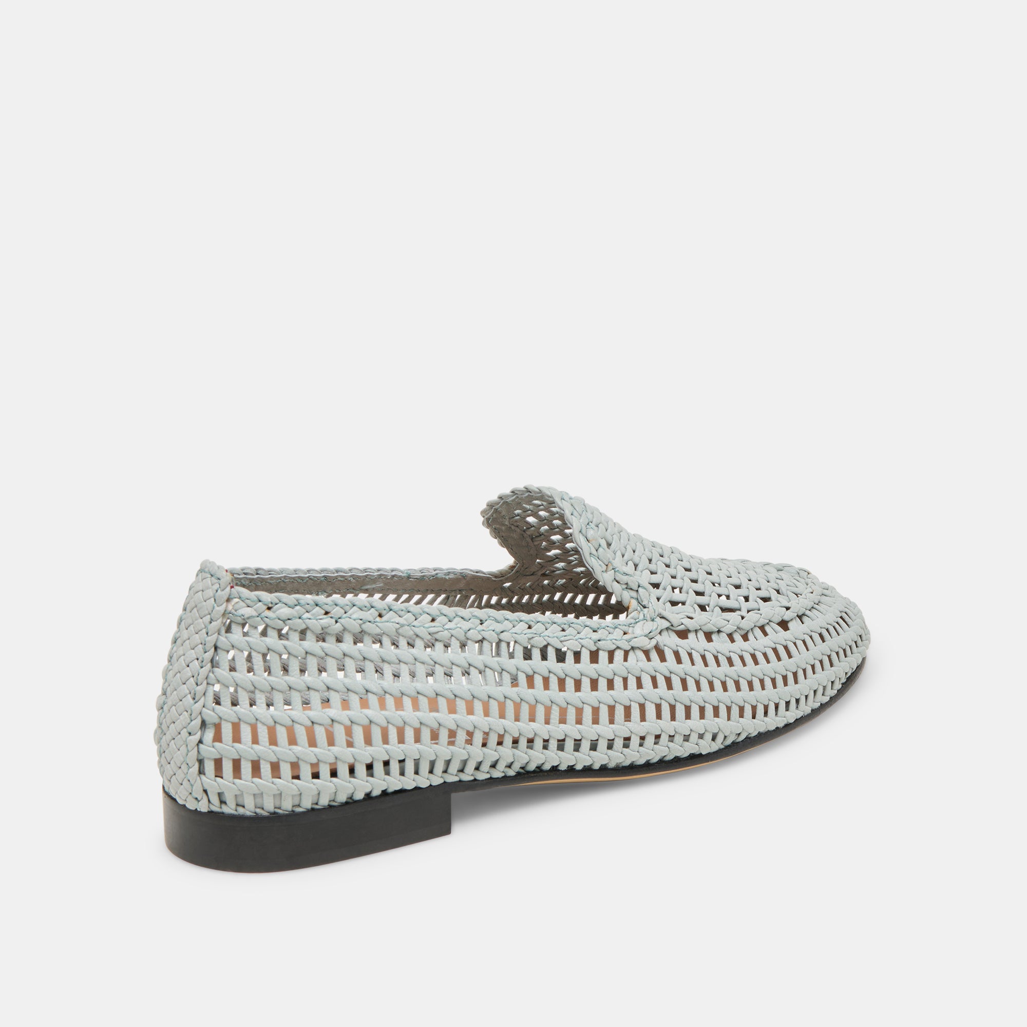 ARMOND FLATS SKY BLUE WOVEN LEATHER - Image 3