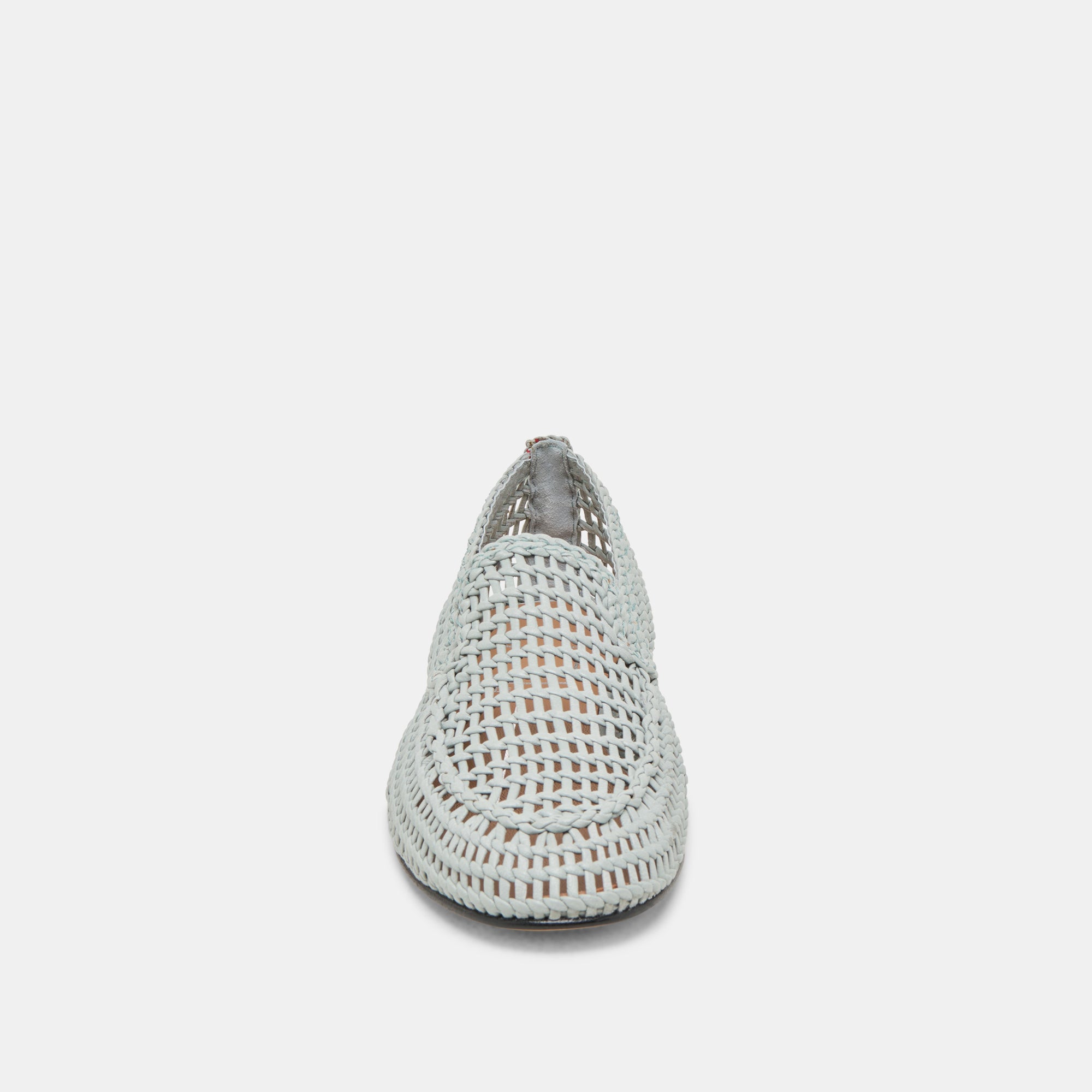 ARMOND FLATS SKY BLUE WOVEN LEATHER - Image 6