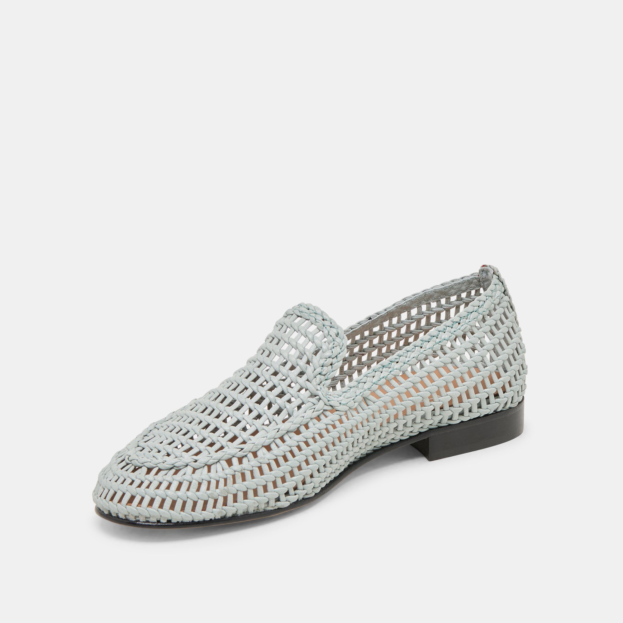 ARMOND FLATS SKY BLUE WOVEN LEATHER - Image 4