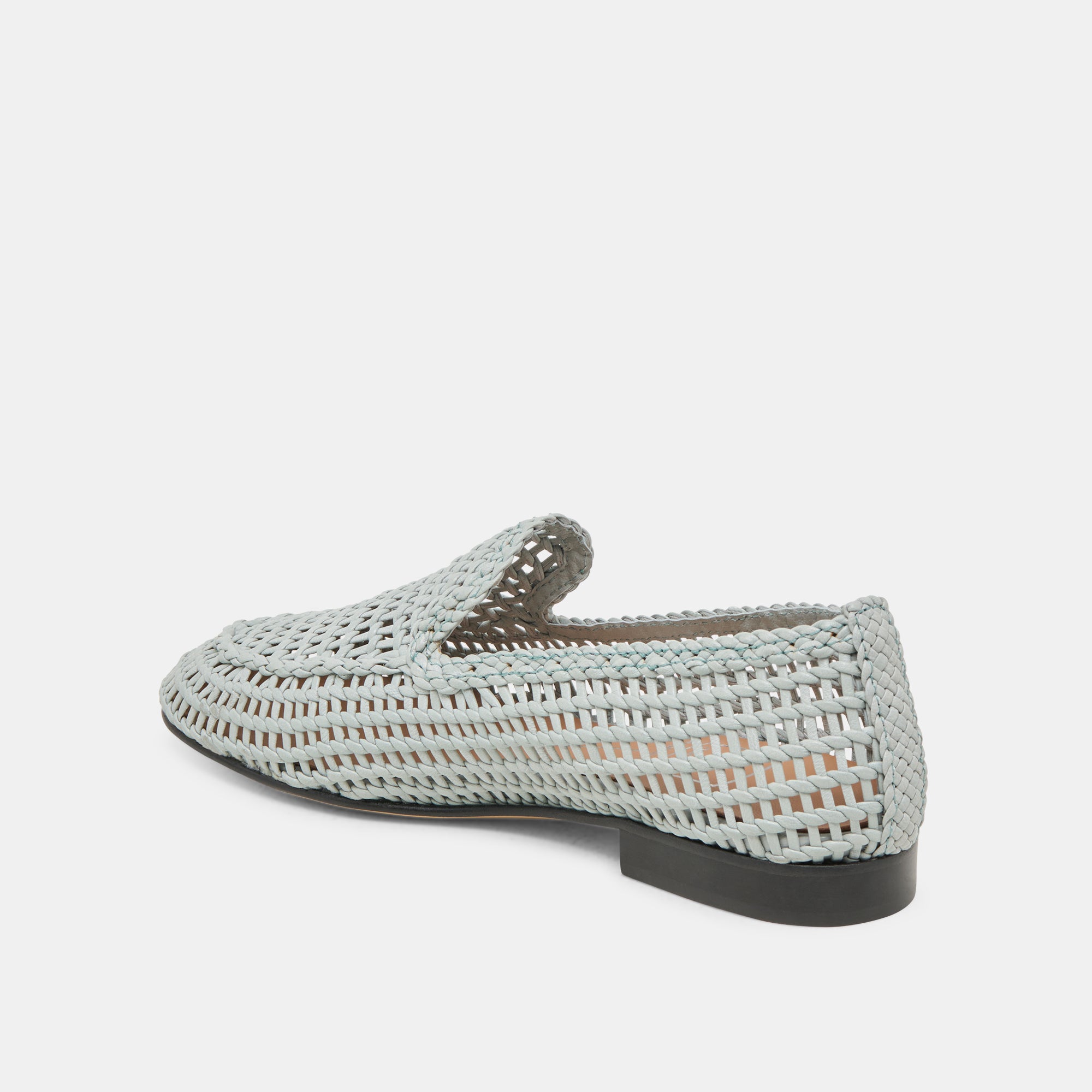 ARMOND FLATS SKY BLUE WOVEN LEATHER - Image 5