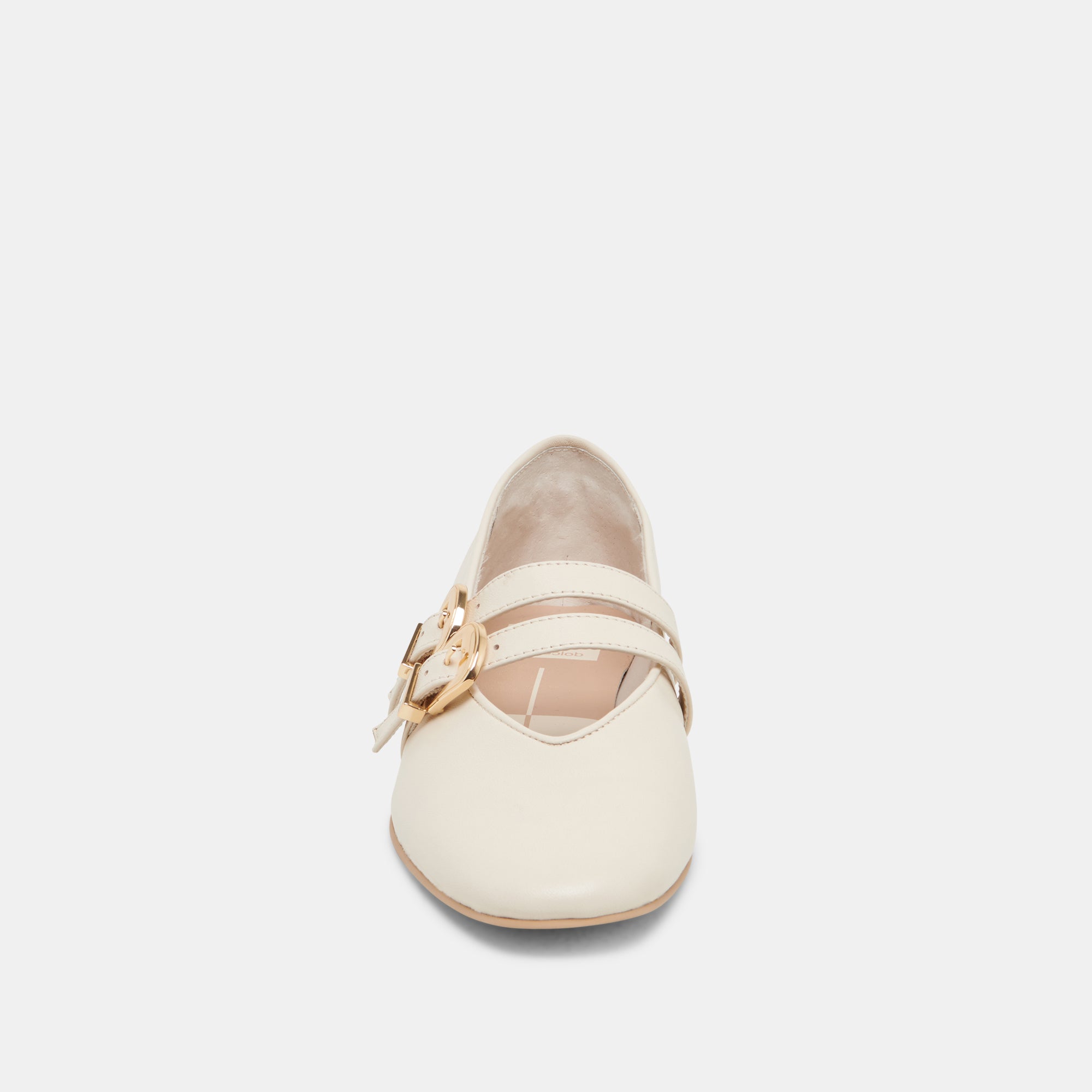 BAYLEE BALLET FLATS IVORY LEATHER - Image 10