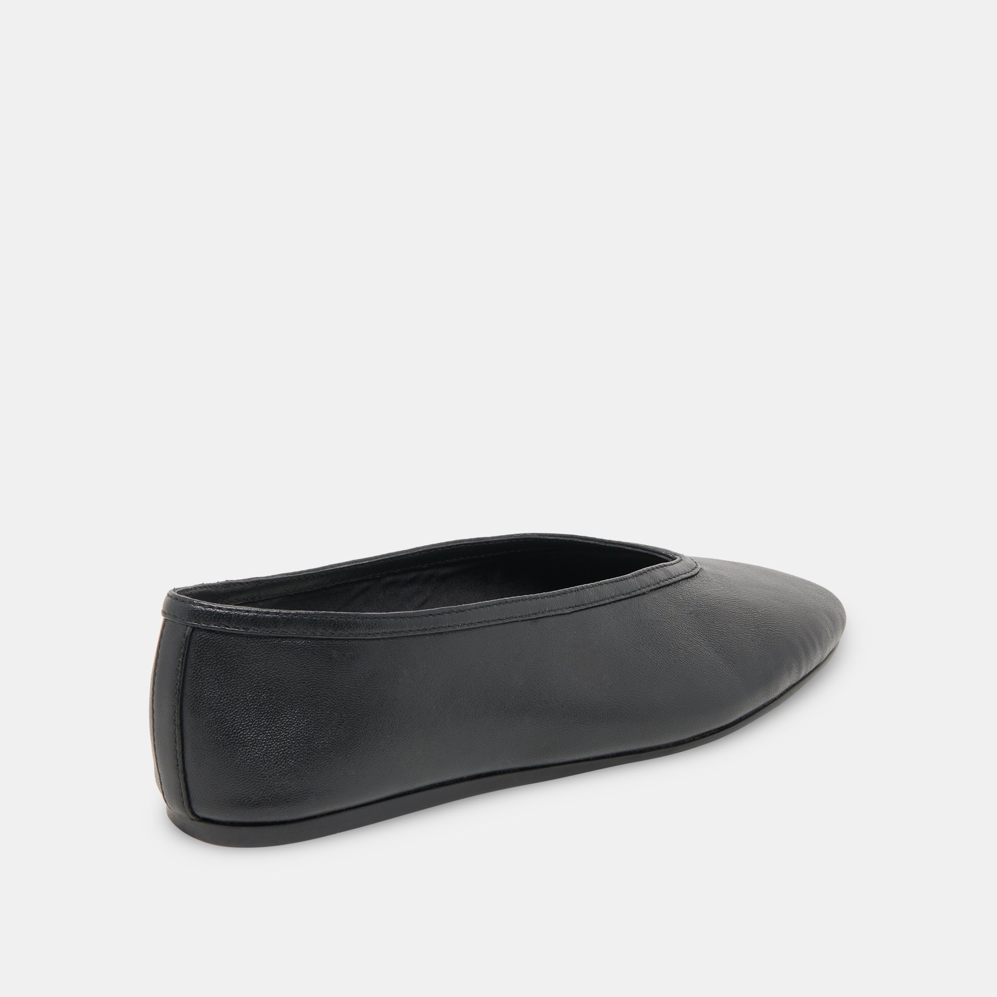 BRAIDY BALLET FLATS BLACK LEATHER - Image 5