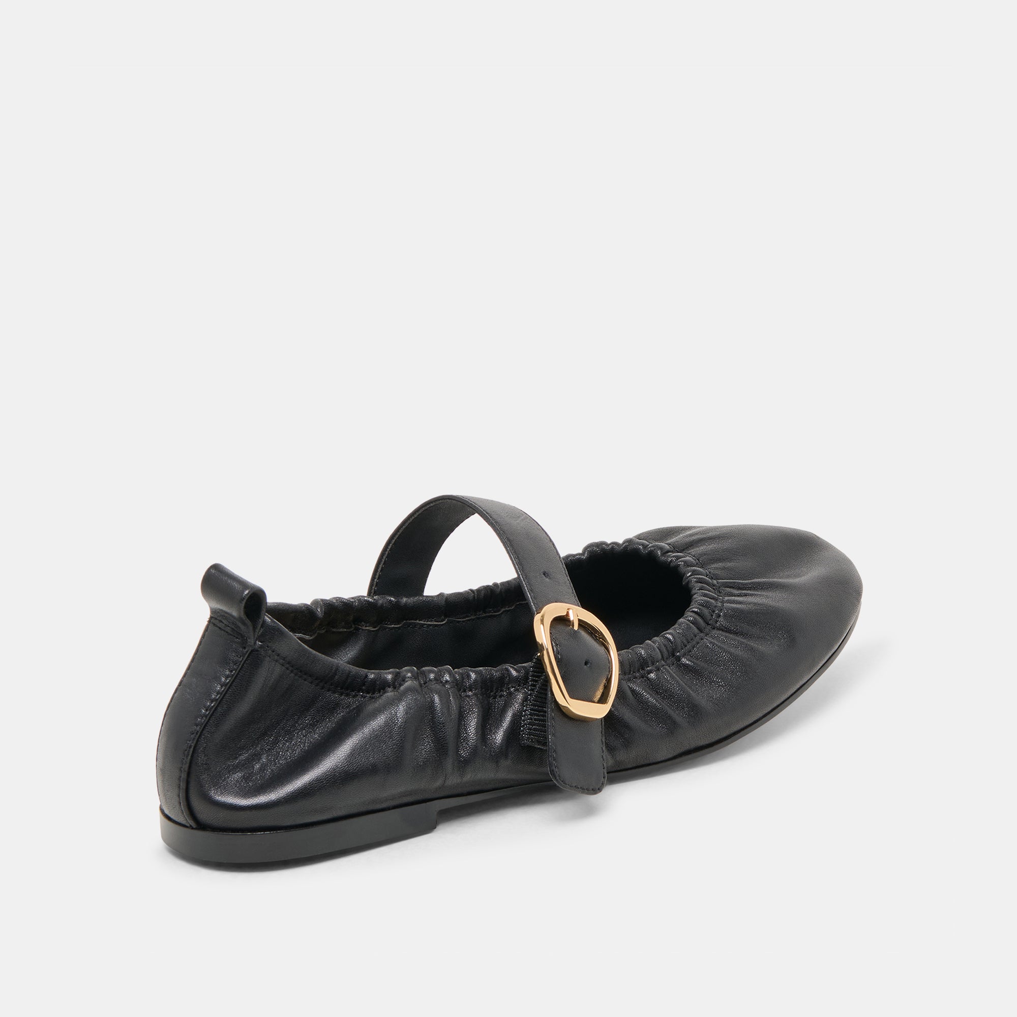 CAELY BALLET FLATS BLACK LEATHER - Image 6