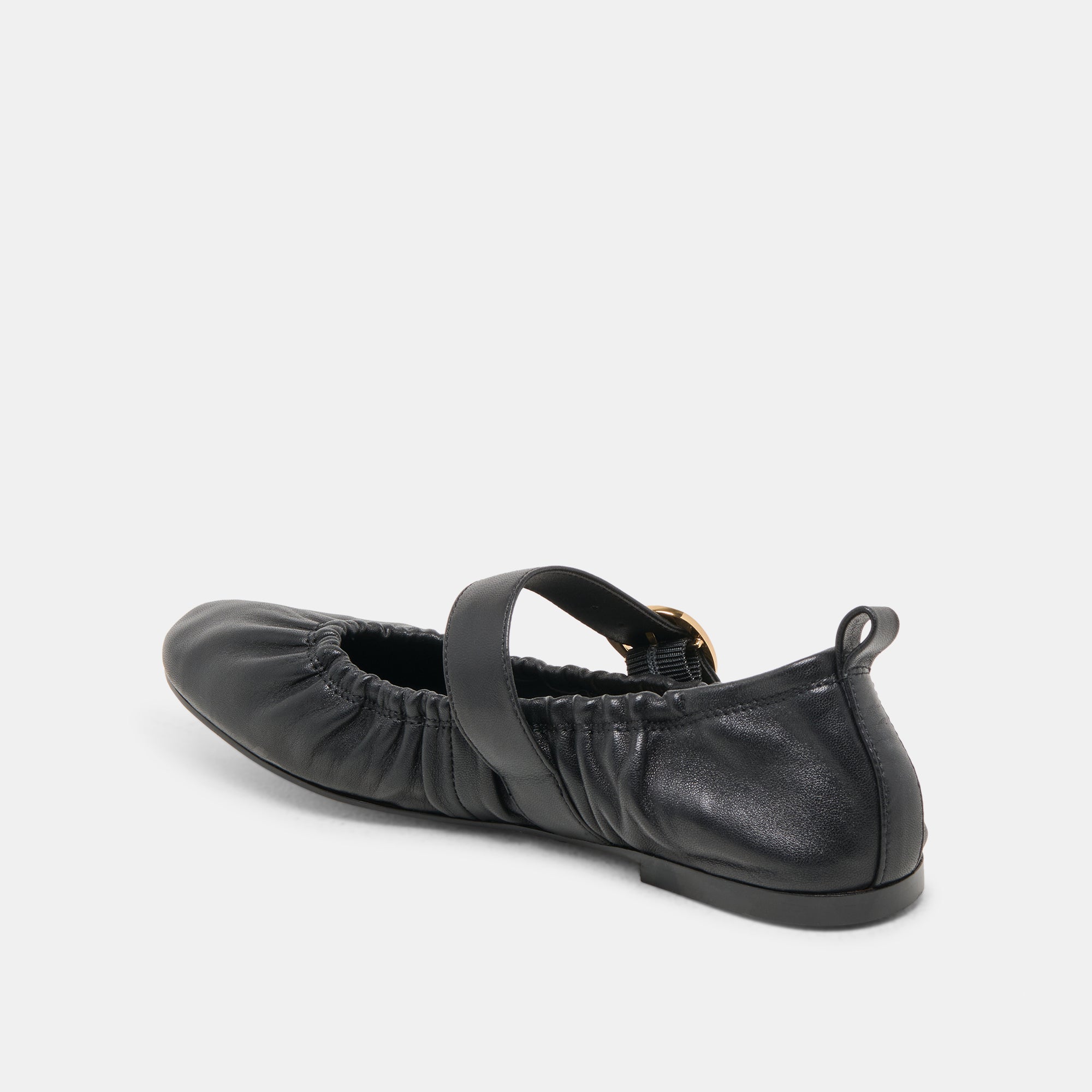 CAELY BALLET FLATS BLACK LEATHER - Image 10