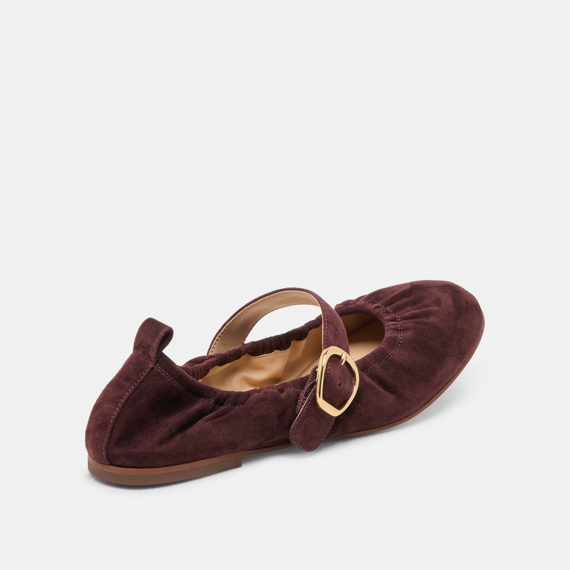 CAELY BALLET FLATS MULBERRY SUEDE - Image 5